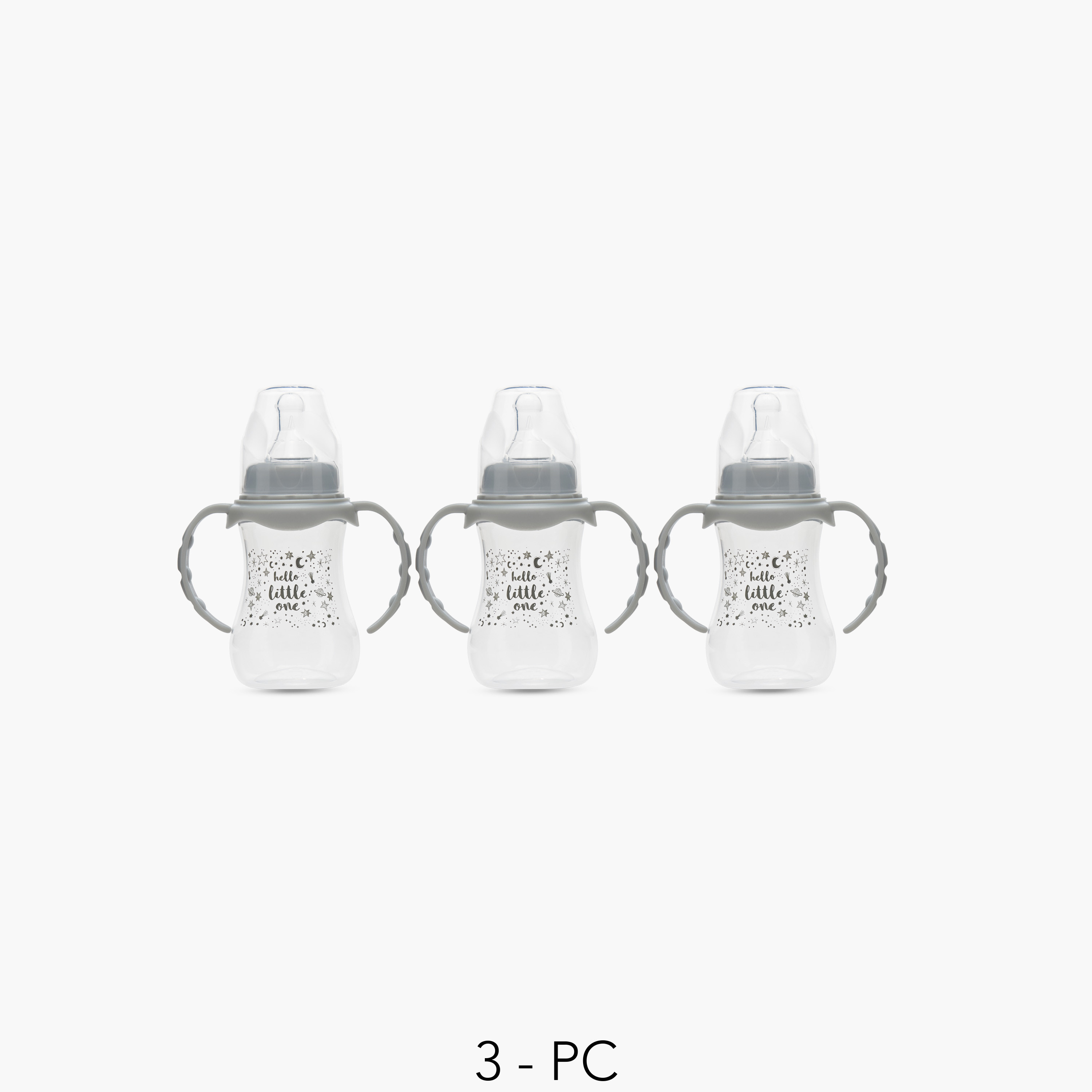 Pack of 3 Juniors Feeding Bottle with Anti-Colic Valve, 3 months+-baby-feeding-feedingbottles-bottlesandteats-image-1