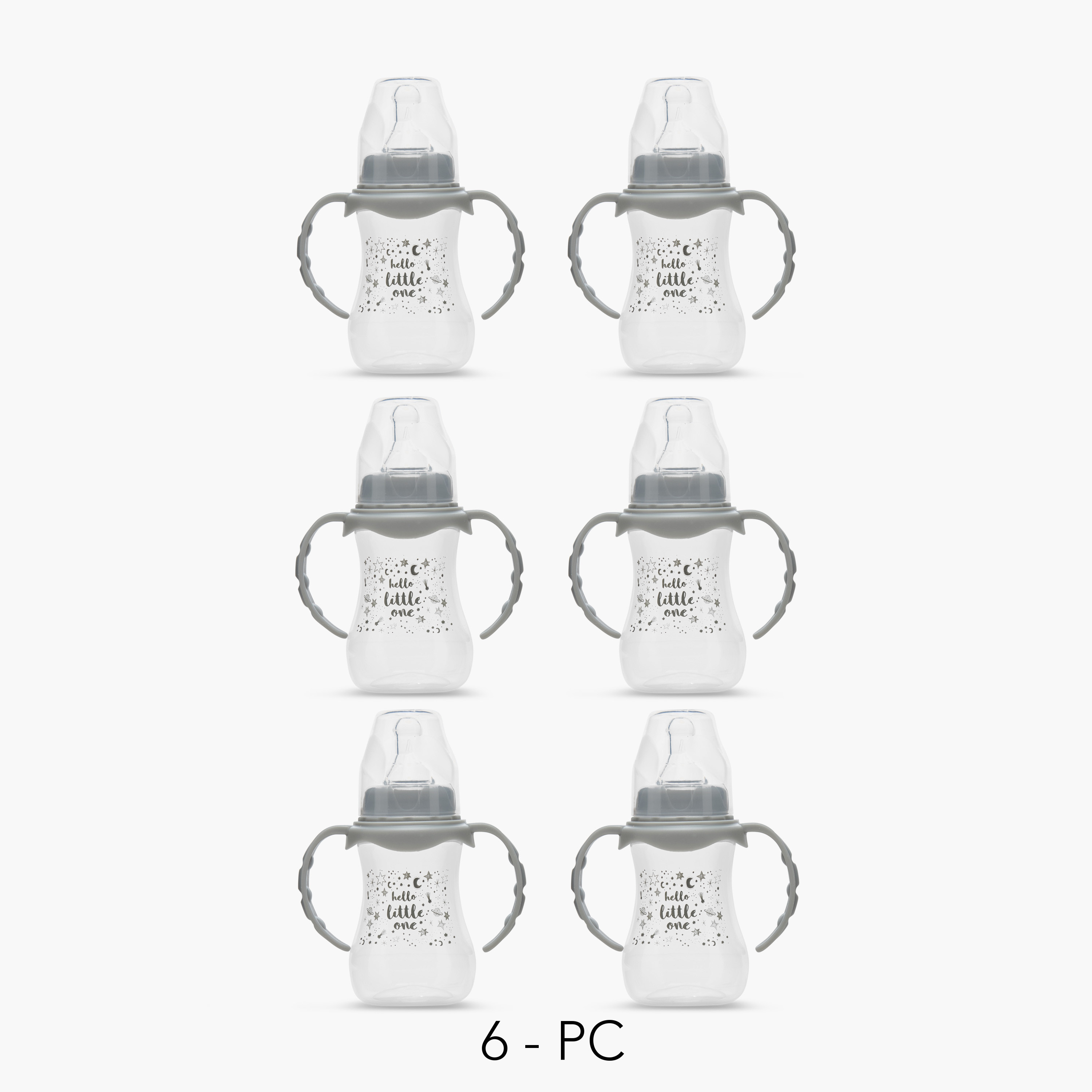 Pack of 6 Juniors Feeding Bottle with Anti-Colic Valve, 3 months+-baby-feeding-feedingbottles-bottlesandteats-image-1