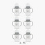 Juniors Anti-Colic Feeding Bottle Set - Pack of 6 (3 months+)-baby-feeding-feedingbottles-bottlesandteats-image-1