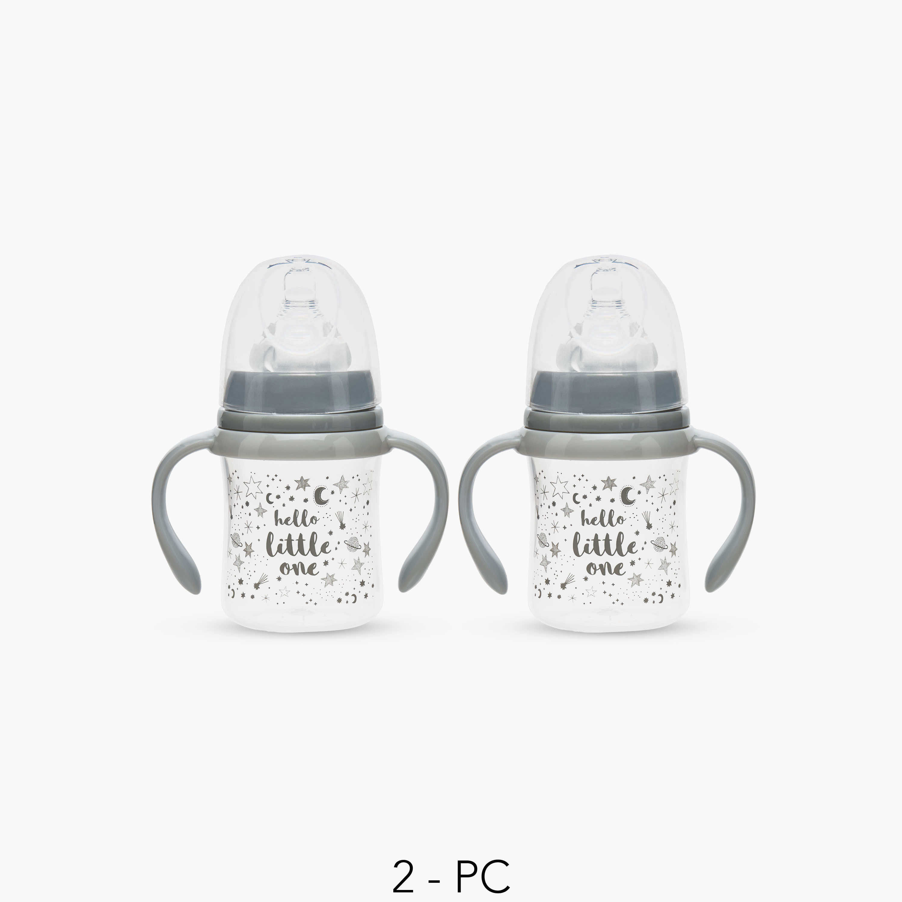 Pack of 2 Juniors Feeding Bottle with Handle, 3 months+-baby-feeding-feedingbottles-bottlesandteats-image-1