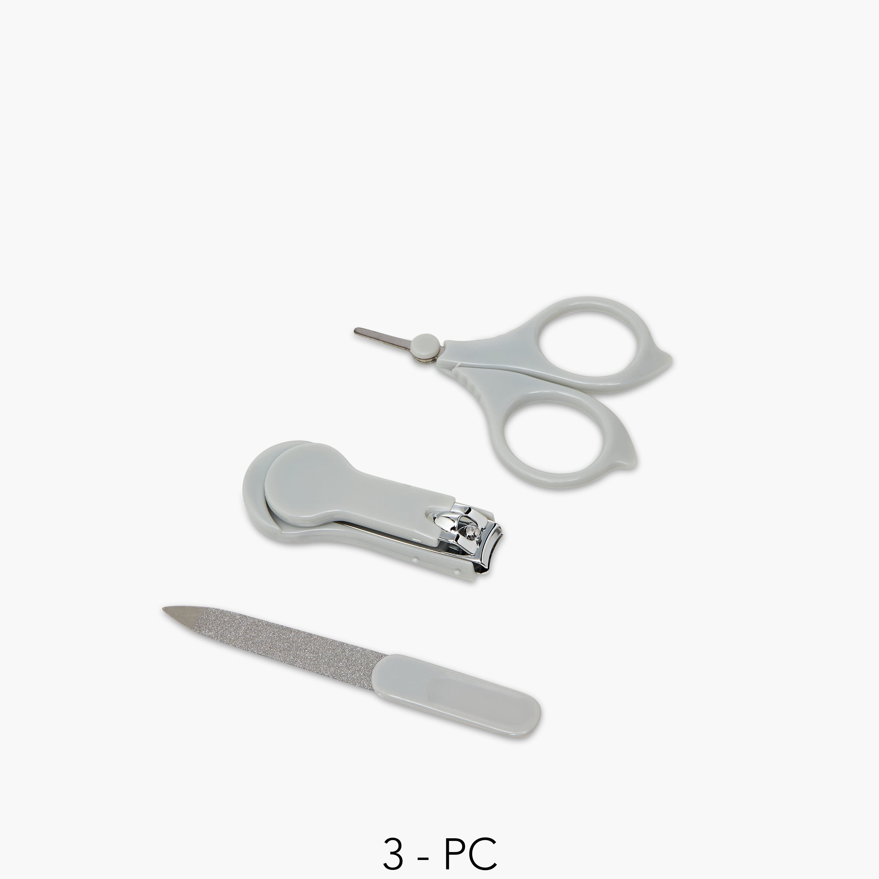 Juniors Baby Grooming Kit 3-Piece with Nail Clippers, Scissors and File-beautyandpersonalcare-babycare-babygrooming-image-1