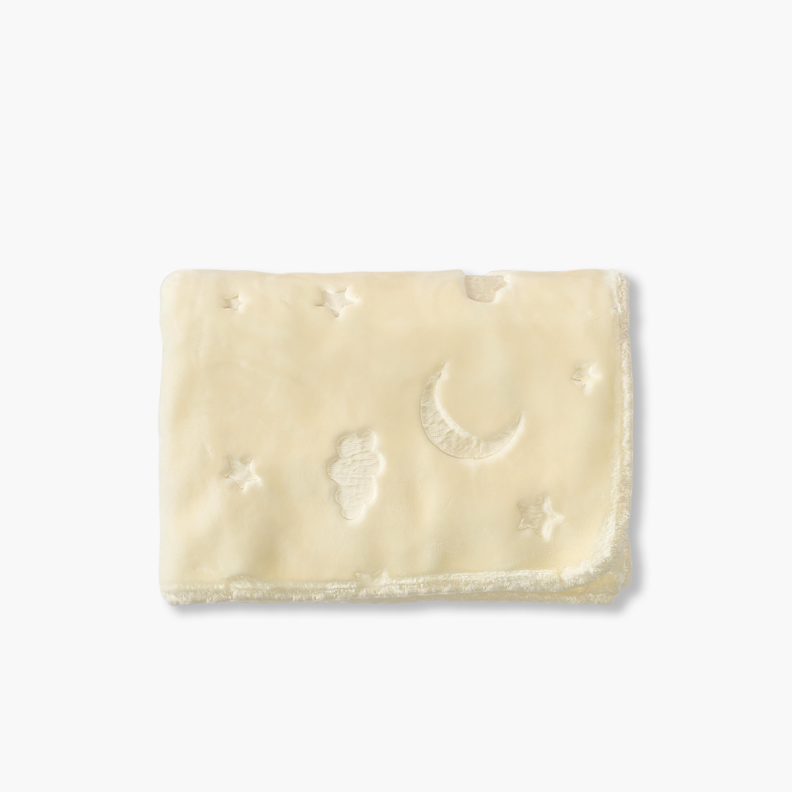 Juniors Receiving Blanket with Embossed Moon and Star, 80x100 cm-baby-nursery-blanketsandswaddles-blanketsandquilts-image-3