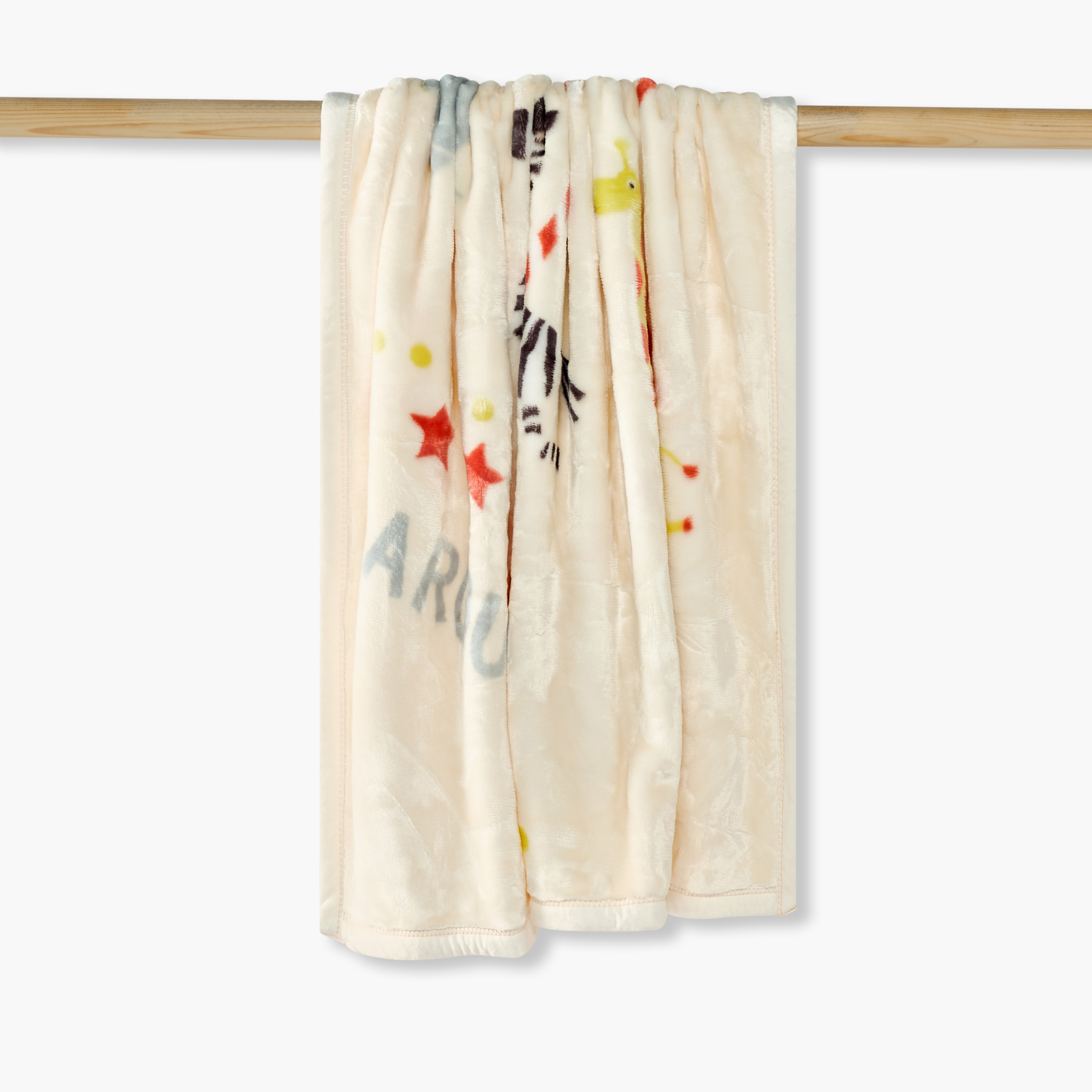 Juniors Receiving Blanket with Print, 110x140 cm-baby-nursery-blanketsandswaddles-blanketsandquilts-image-1