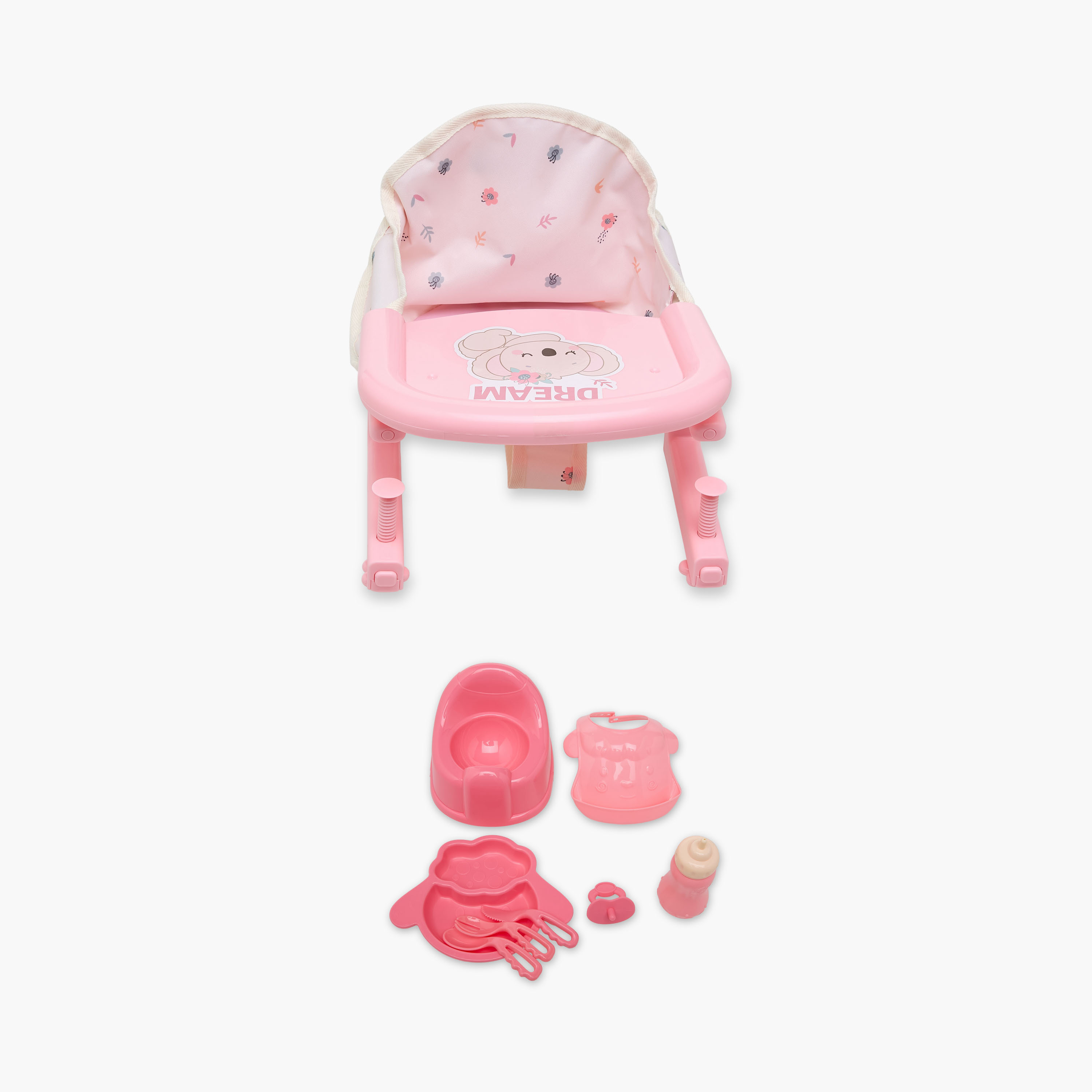 مجموعة لعب كرسي إطعام الدمى-toys-dollsandplaysets-dollplaysets-image-10