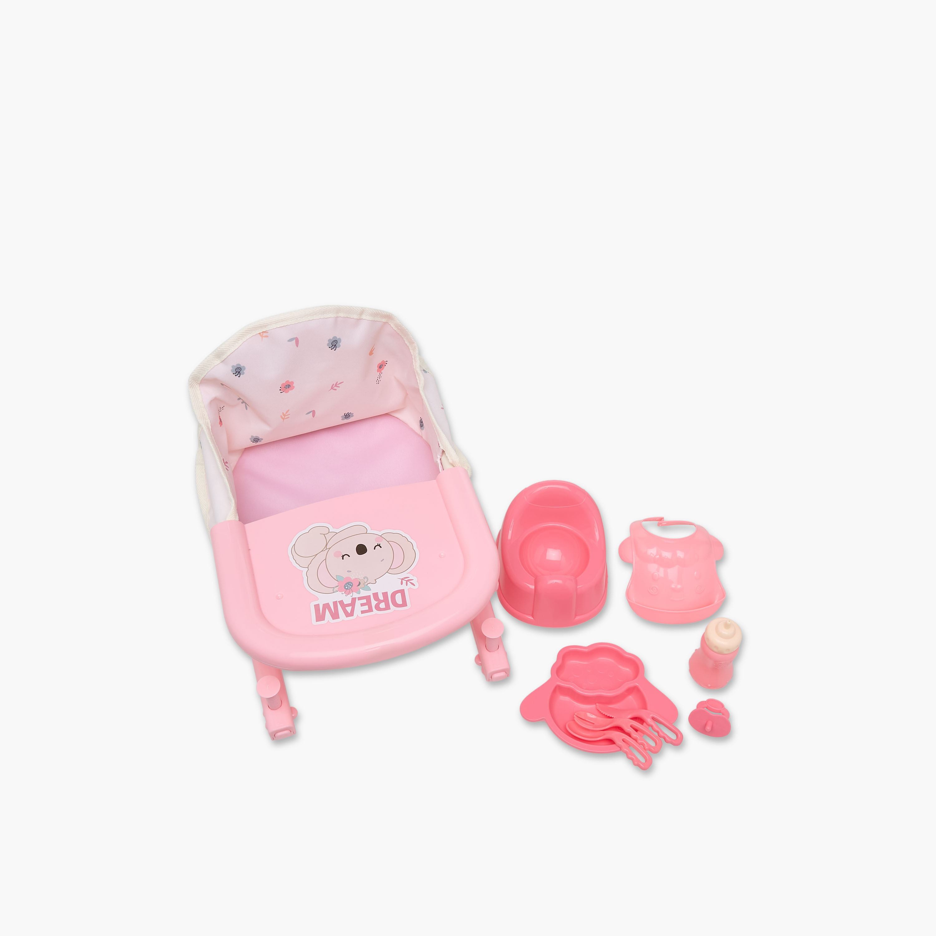 مجموعة لعب كرسي إطعام الدمى-toys-dollsandplaysets-dollplaysets-image-9