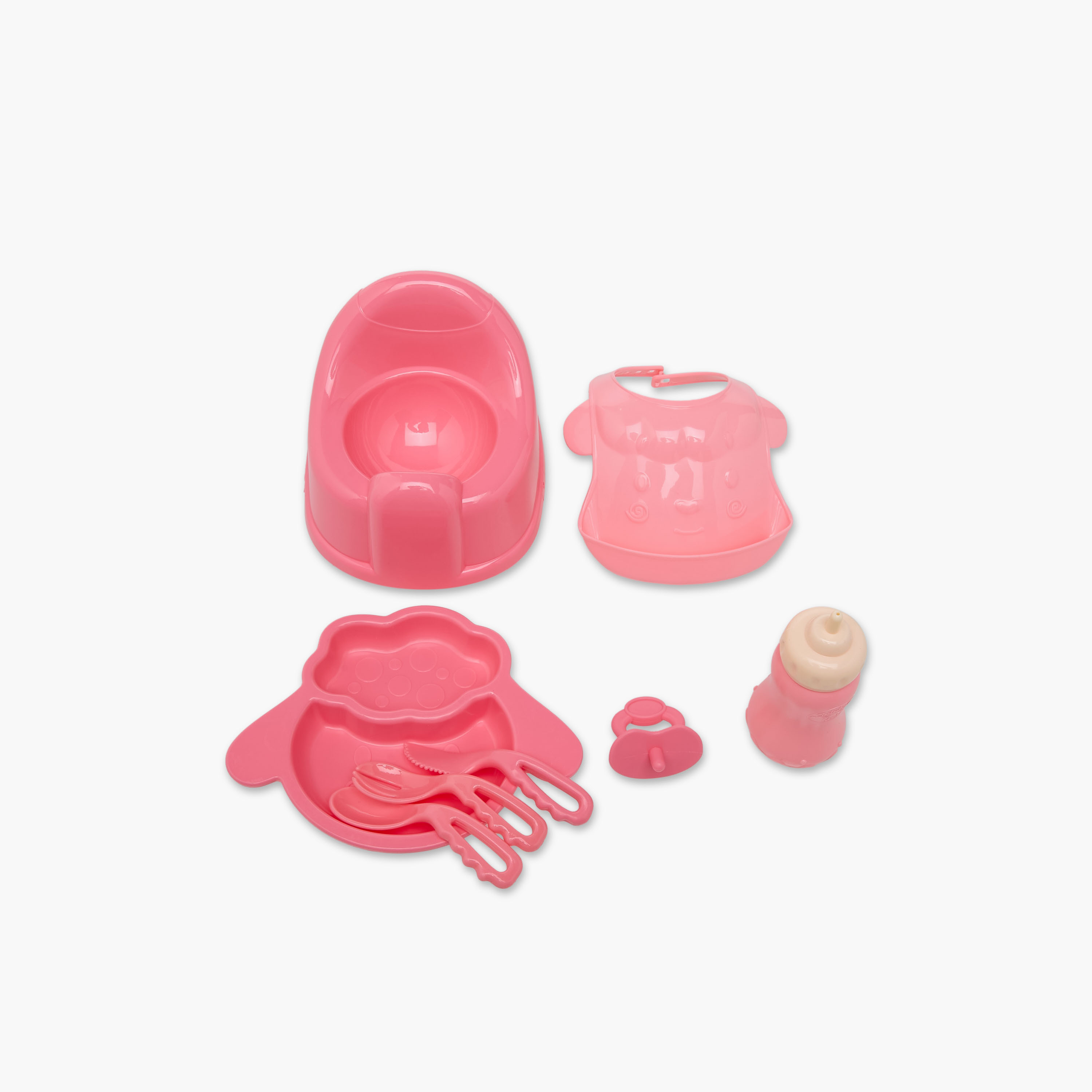 مجموعة لعب كرسي إطعام الدمى-toys-dollsandplaysets-dollplaysets-image-2