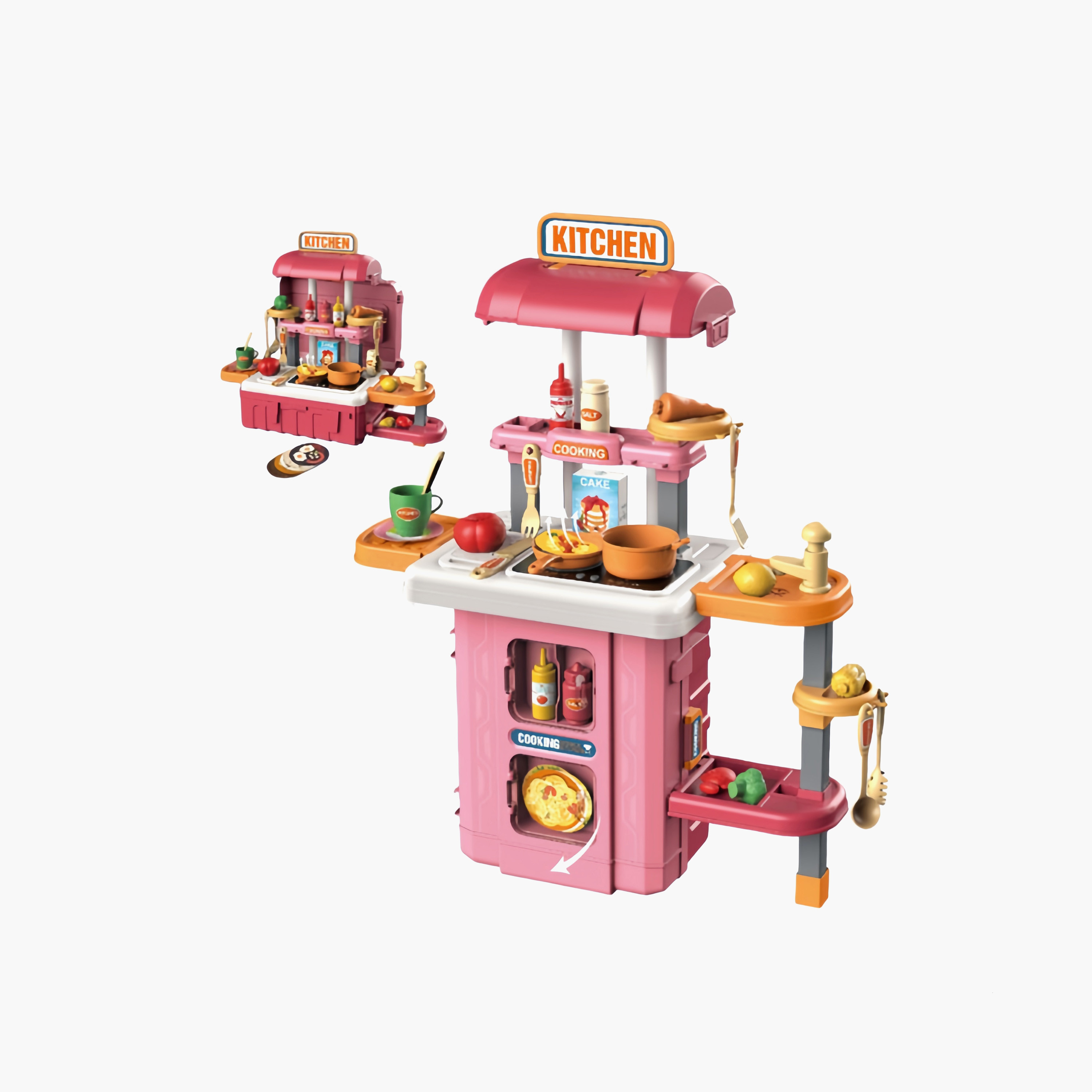 مجموعة ألعاب مطبخ محمول 3 في 1-toys-roleplay-householdsets-image-4