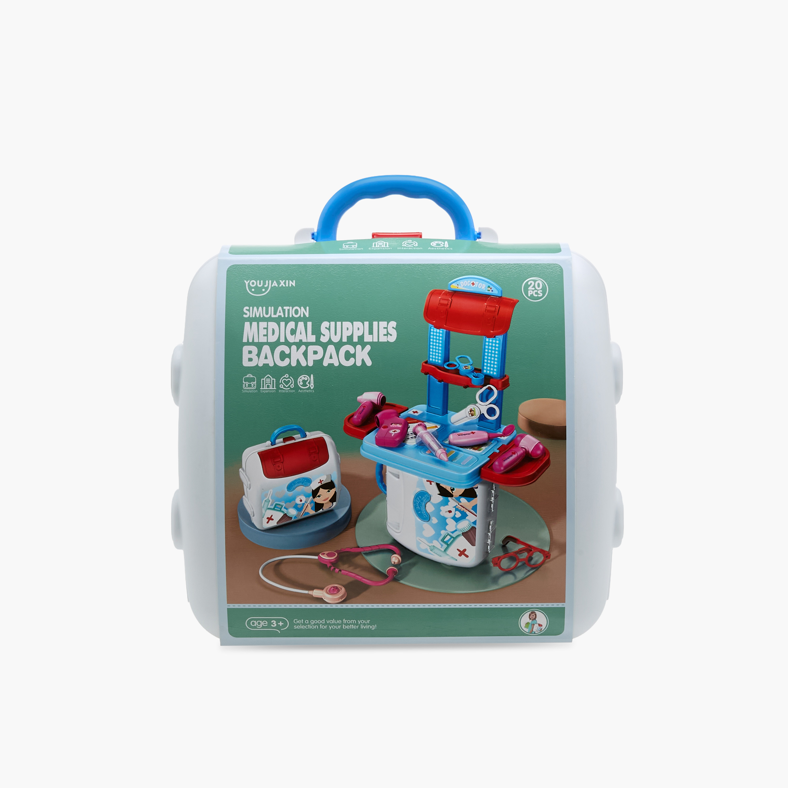 Simulation Medical Supplies Backpack Playset-toys-roleplay-doctorsets-image-10