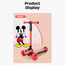 Disney Mickey Foldable Twist 3 Wheel Scooter with Adjustable Handlebar - 3-8 Years - Red & Black-toys-outdoor-scooters-image-5