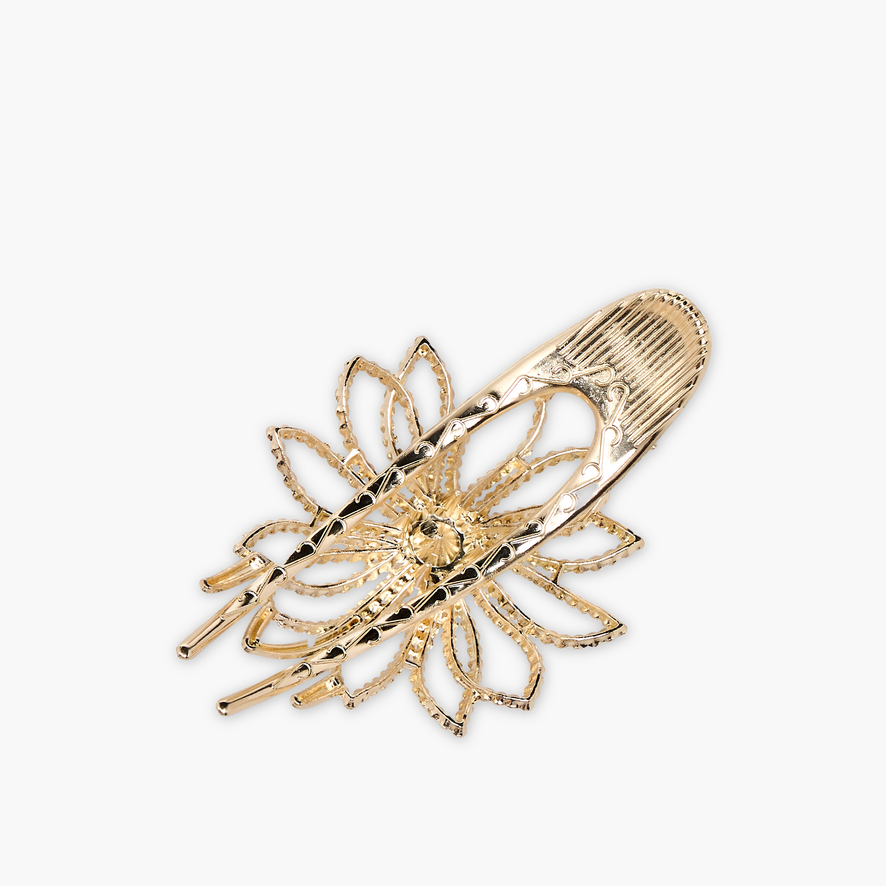 Metal Embellished Hair Clip-women-hairaccessories-clips-image-3