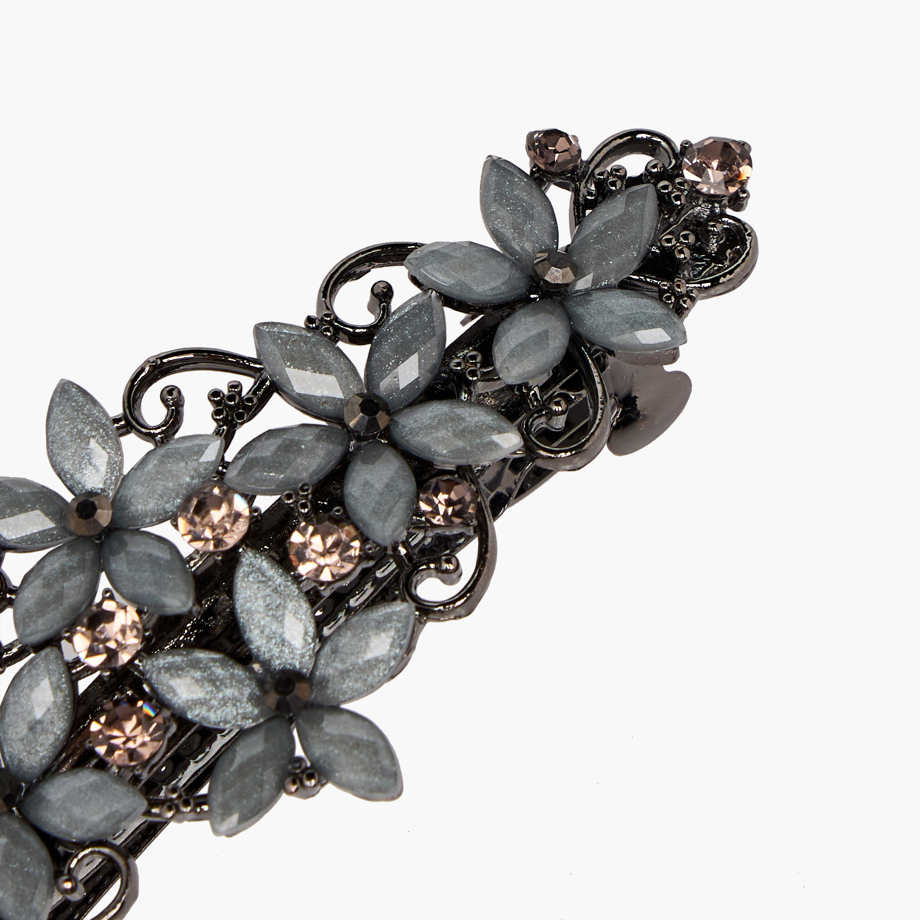 Barrette Hair Clip with Embellishment-women-hairaccessories-clips-image-4