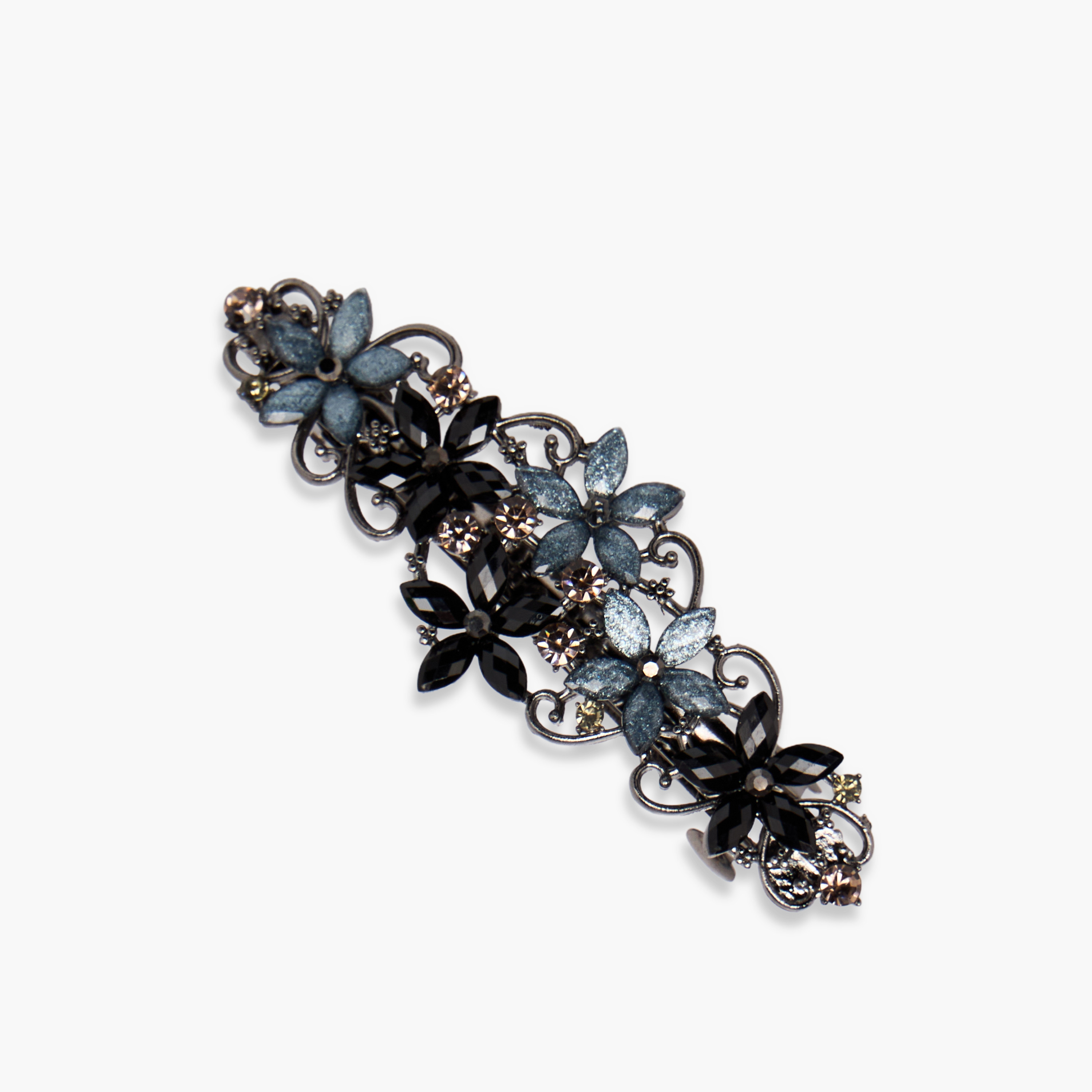 Metal Embellished Barrette Hair Clip-women-hairaccessories-clips-image-1