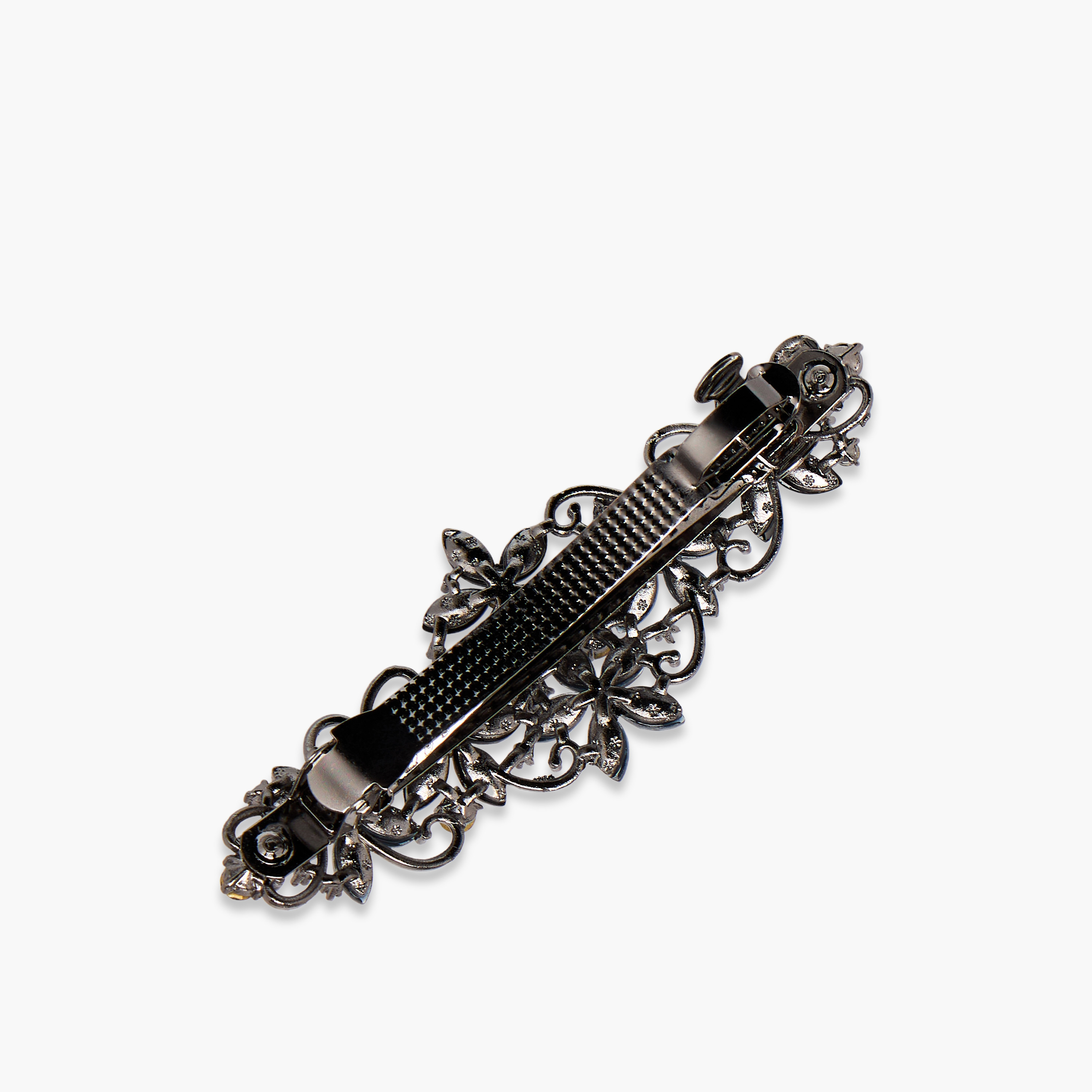Metal Embellished Barrette Hair Clip-women-hairaccessories-clips-image-3