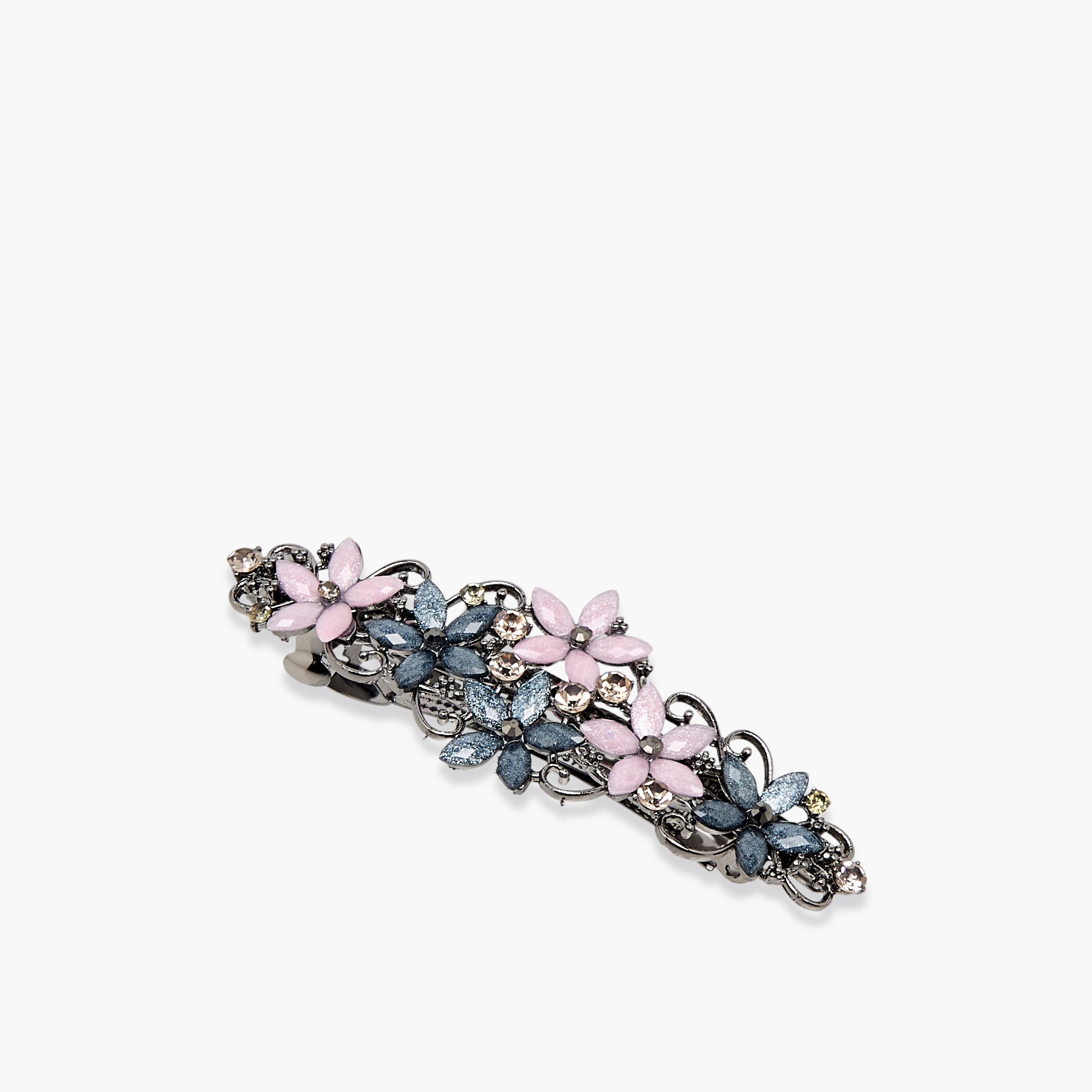 Barrette Hair Clamp with Embellished Detail-women-hairaccessories-clips-image-1