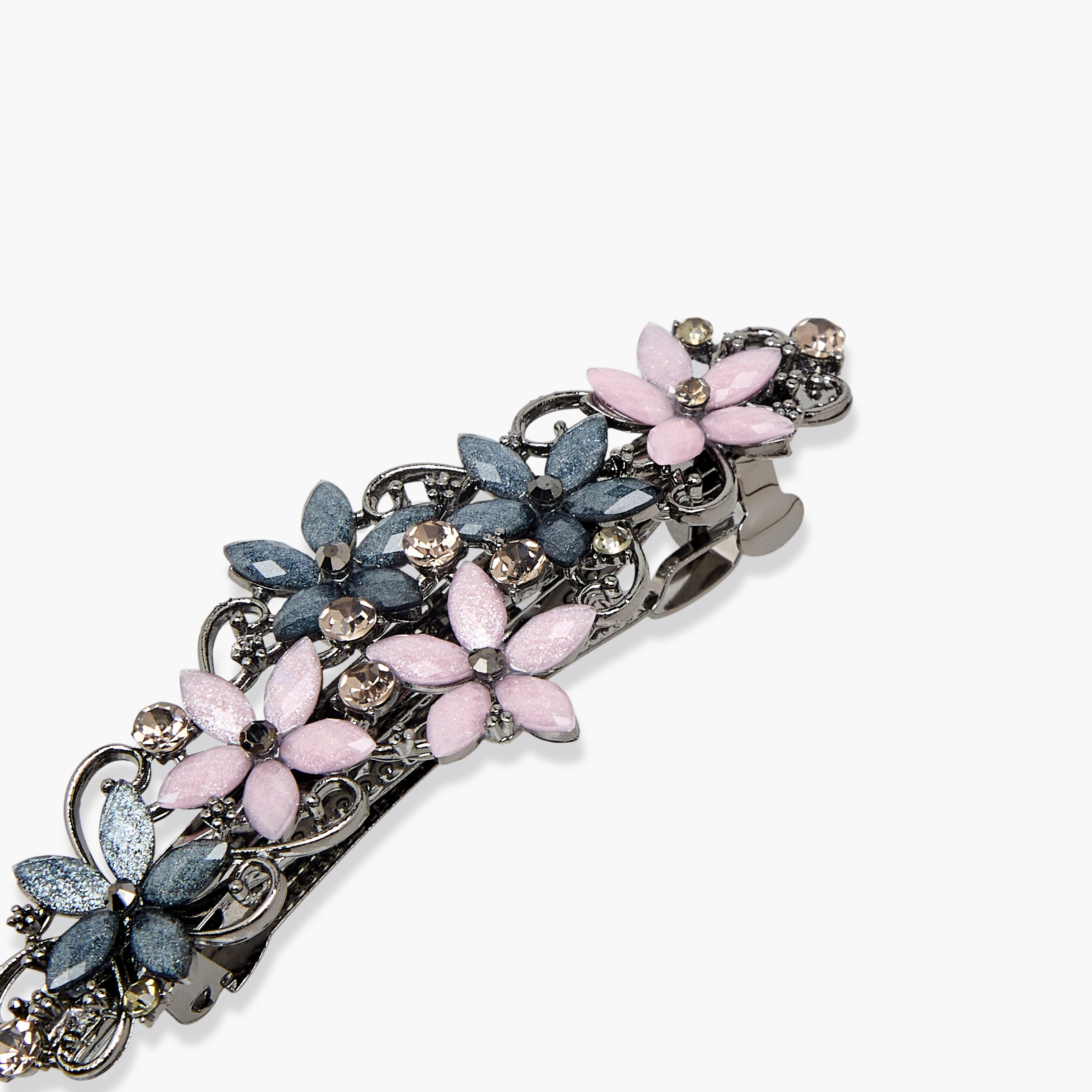 Barrette Hair Clamp with Embellished Detail-women-hairaccessories-clips-image-4
