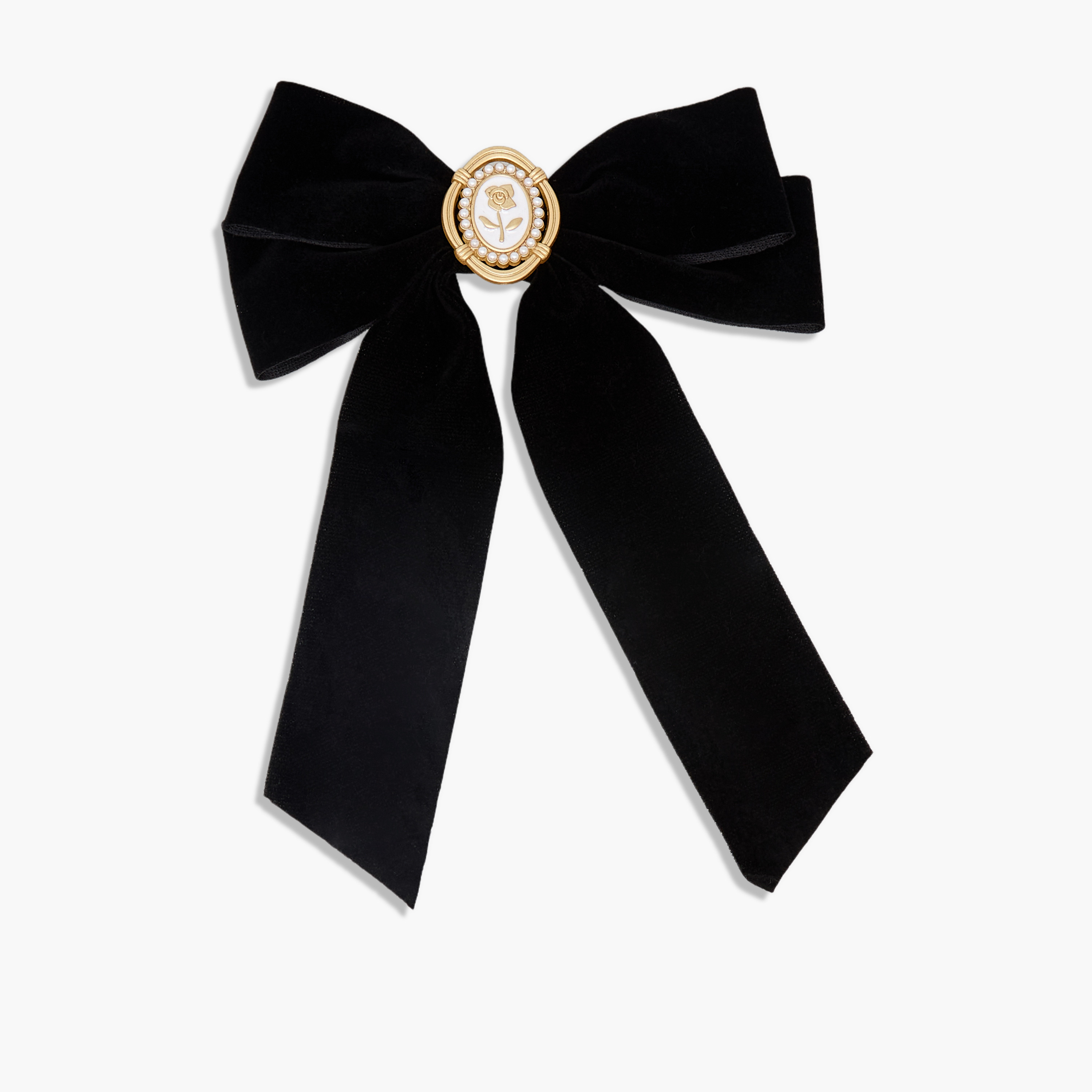 Metal Barrette Bow Hair Clip-women-hairaccessories-clips-image-1