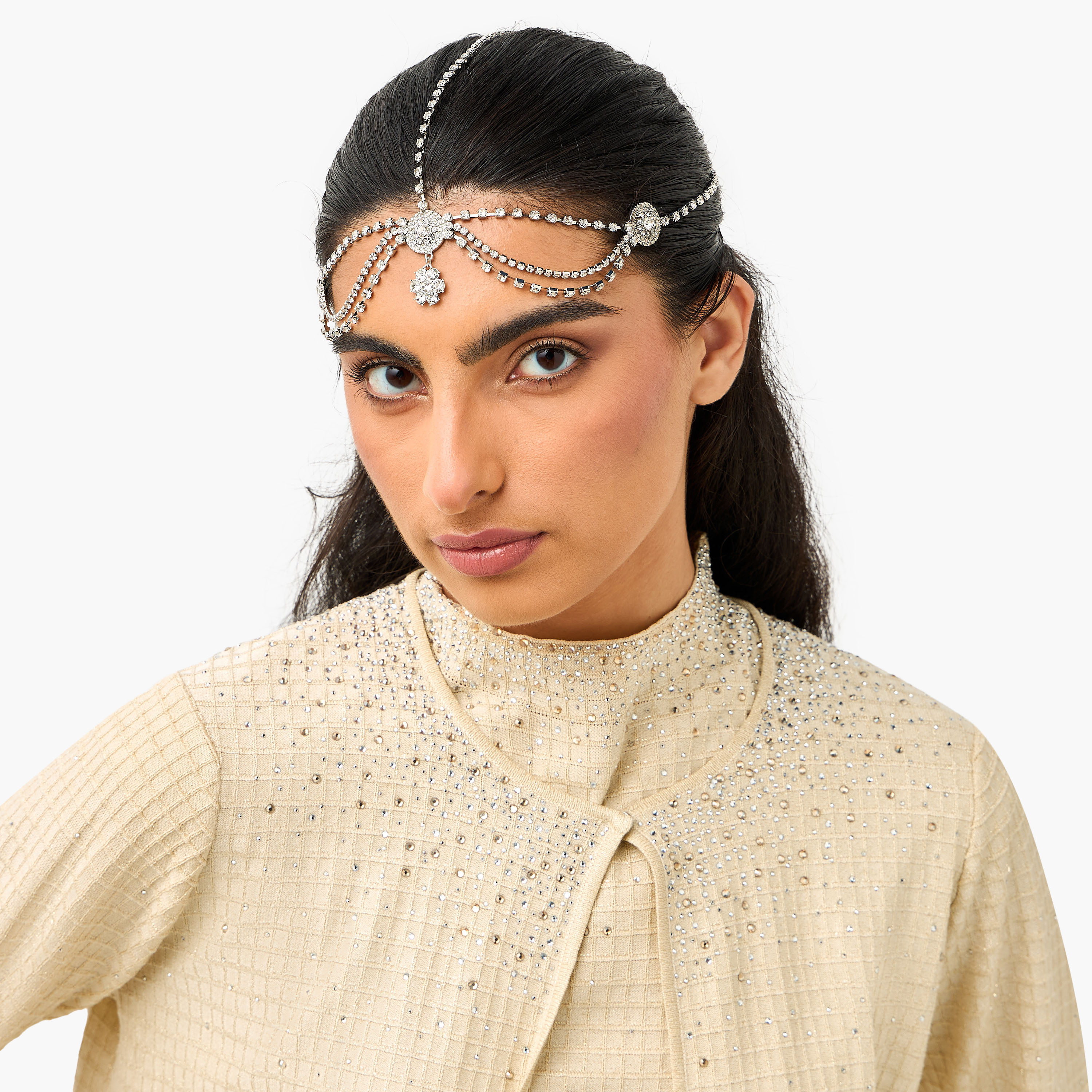 سلسلة شعر بتزيينات حجر-women-hairaccessories-others-image-4