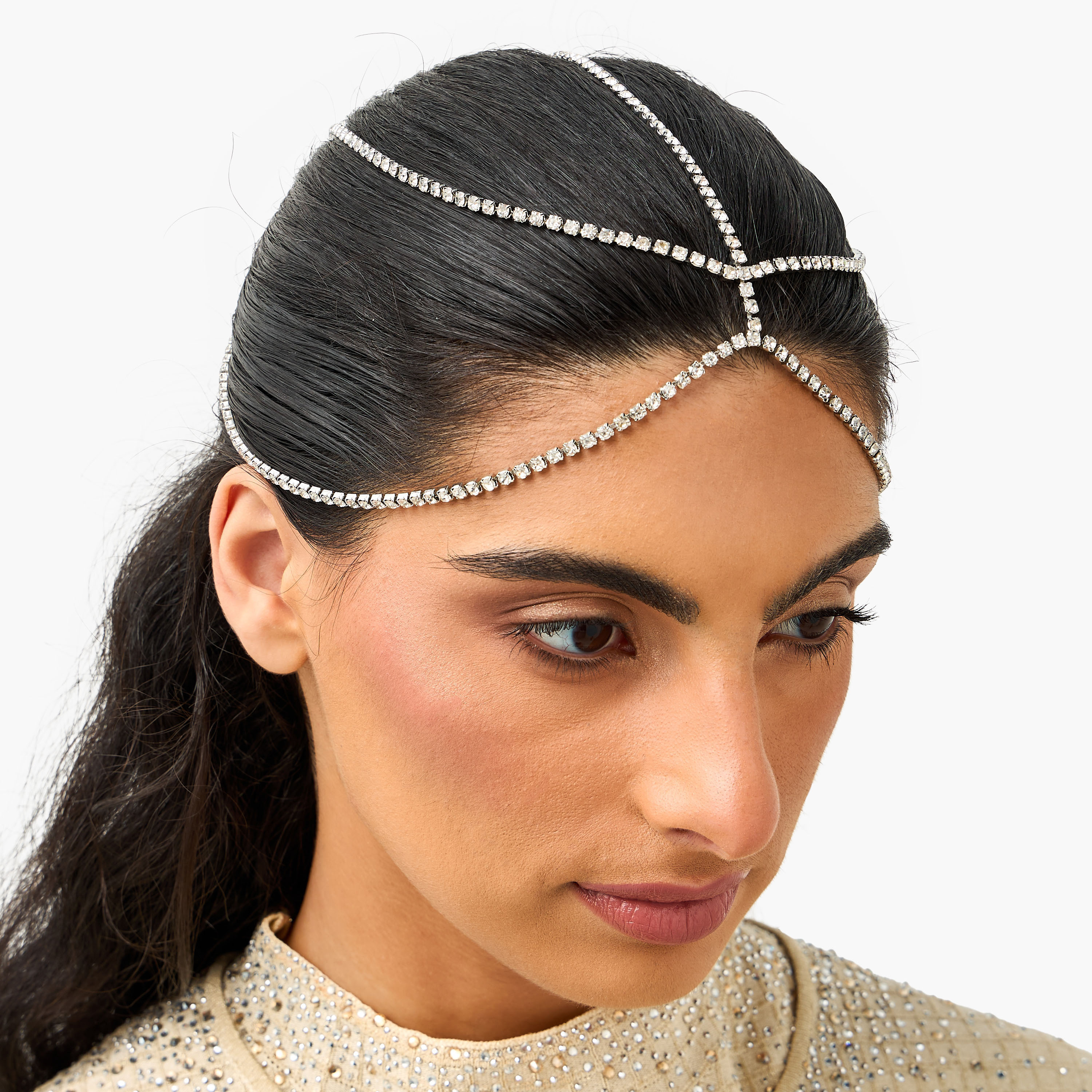 Hair Chain with Stone Embellishment-women-hairaccessories-others-image-1