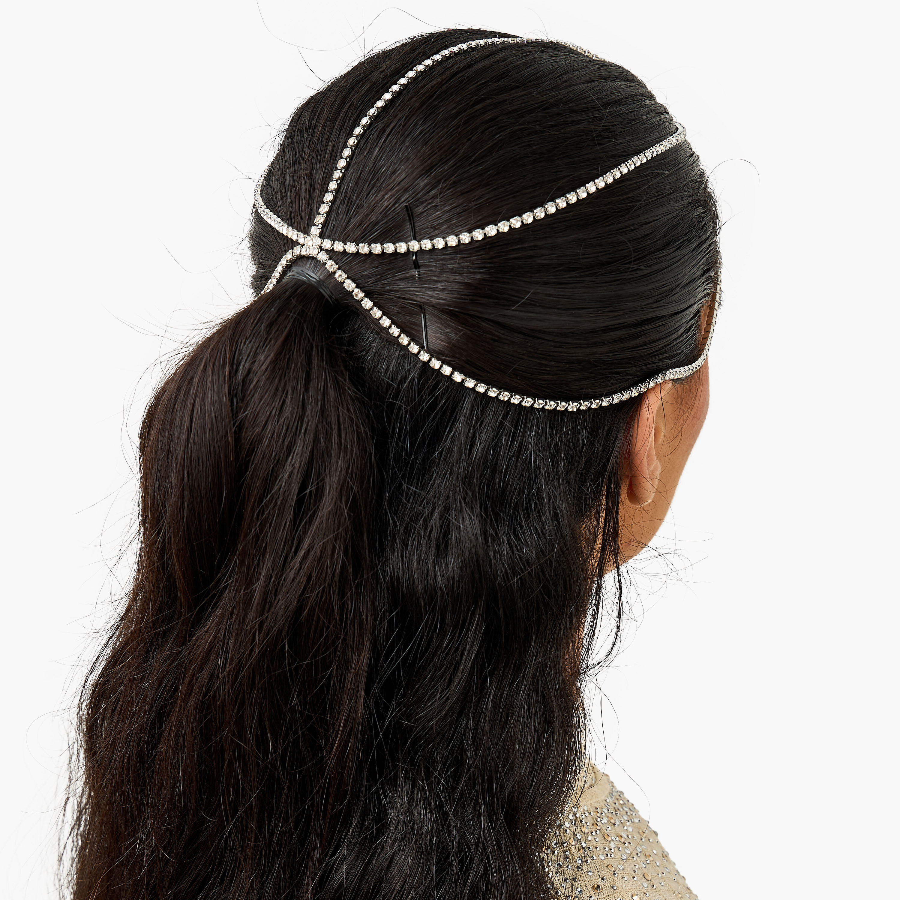 Hair Chain with Stone Embellishment-women-hairaccessories-others-image-2