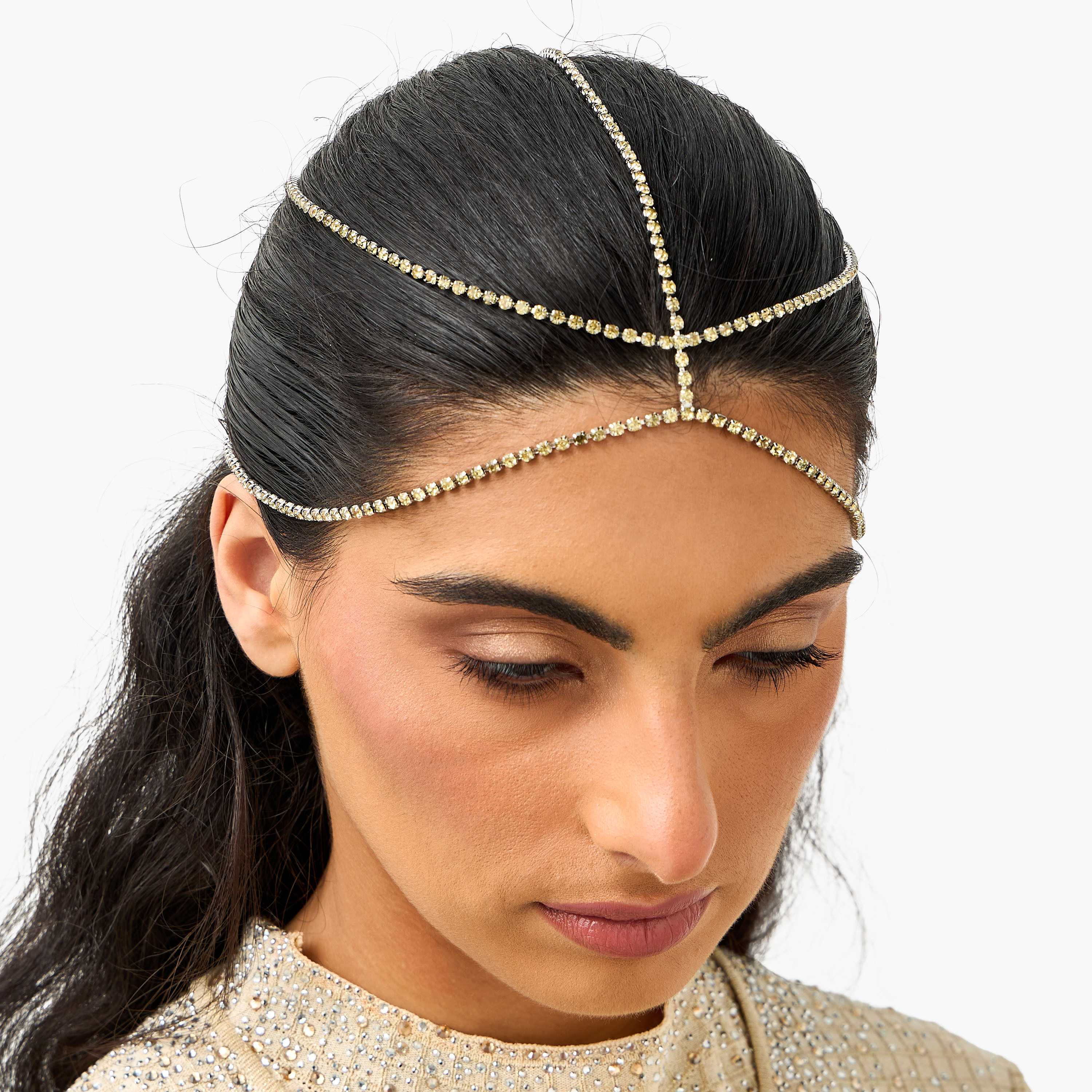 سلسلة شعر بتزيينات حجر-women-hairaccessories-others-image-1