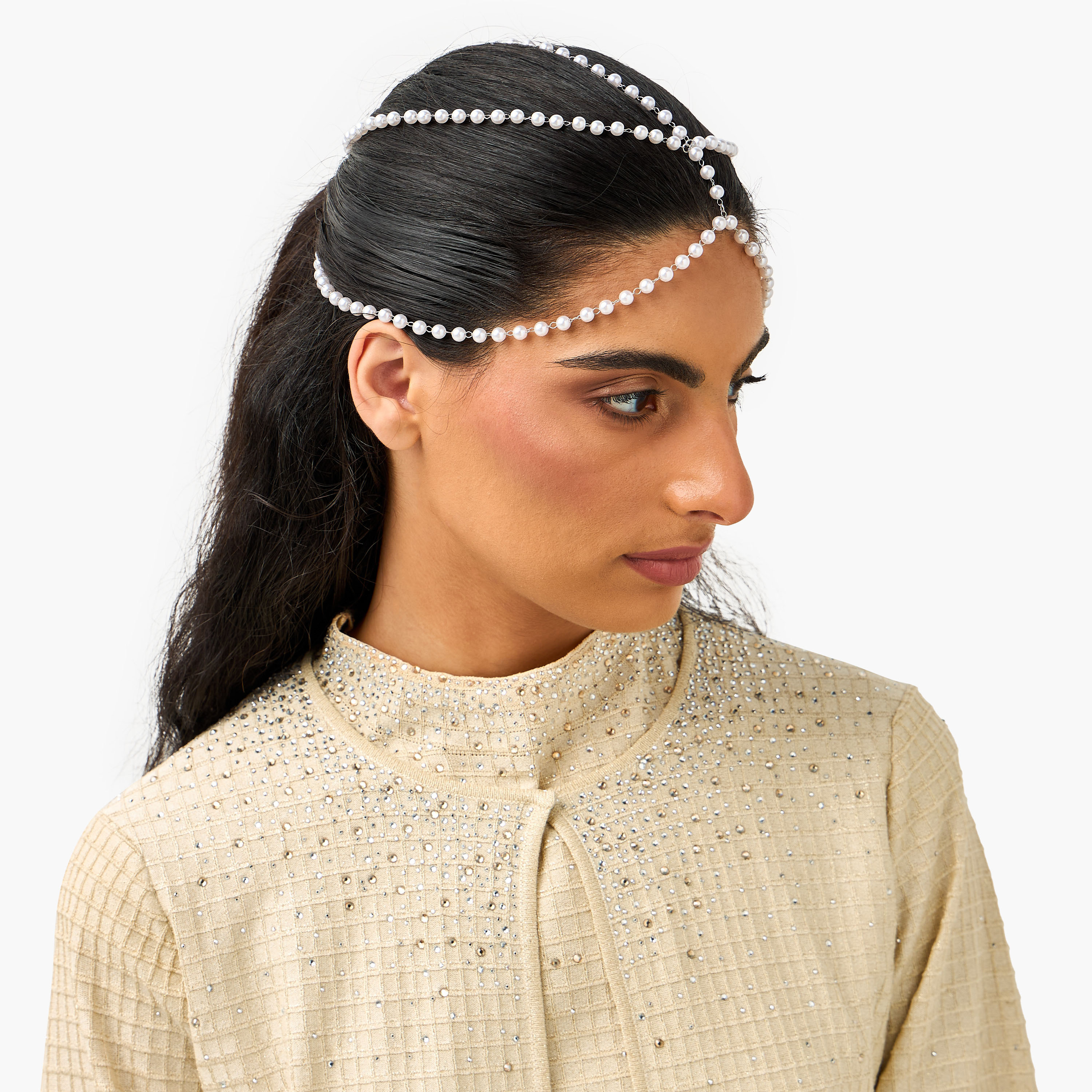 سلسلة شعر بتزيينات لؤلؤ-women-hairaccessories-others-image-4