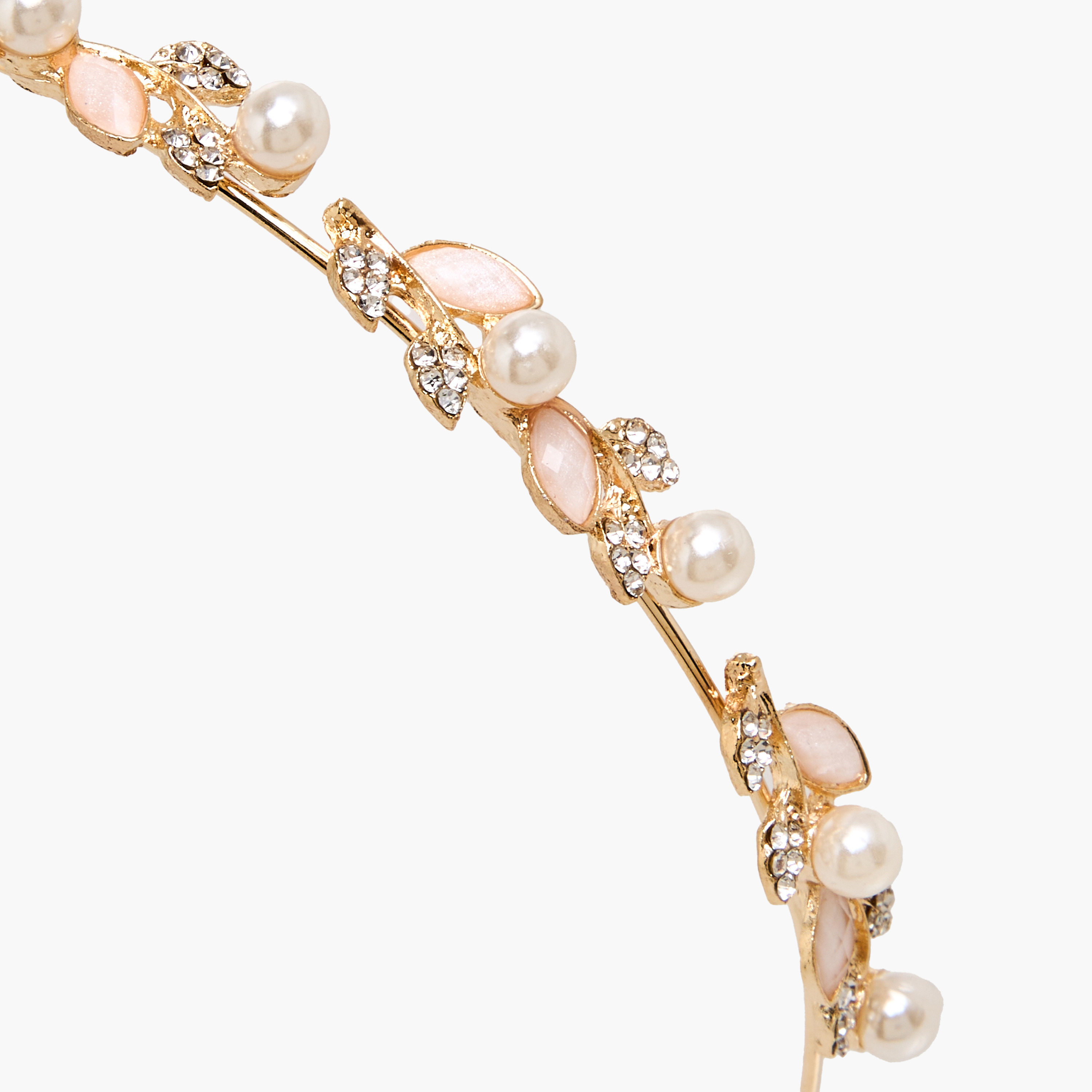Metallic Pearl Hairband-women-hairaccessories-bands-image-3