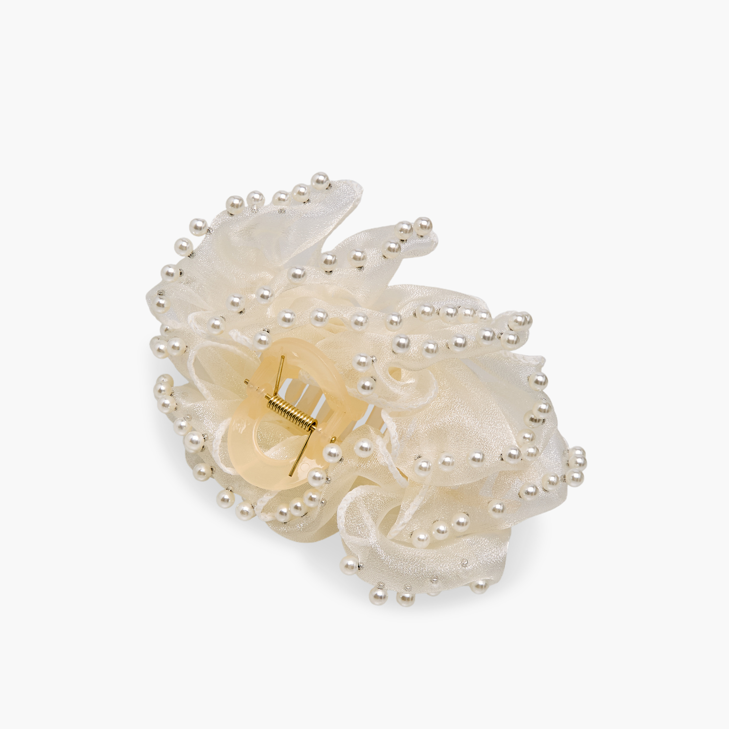 Hair Clamp with Pearl Embellishment-women-hairaccessories-clamps-image-2