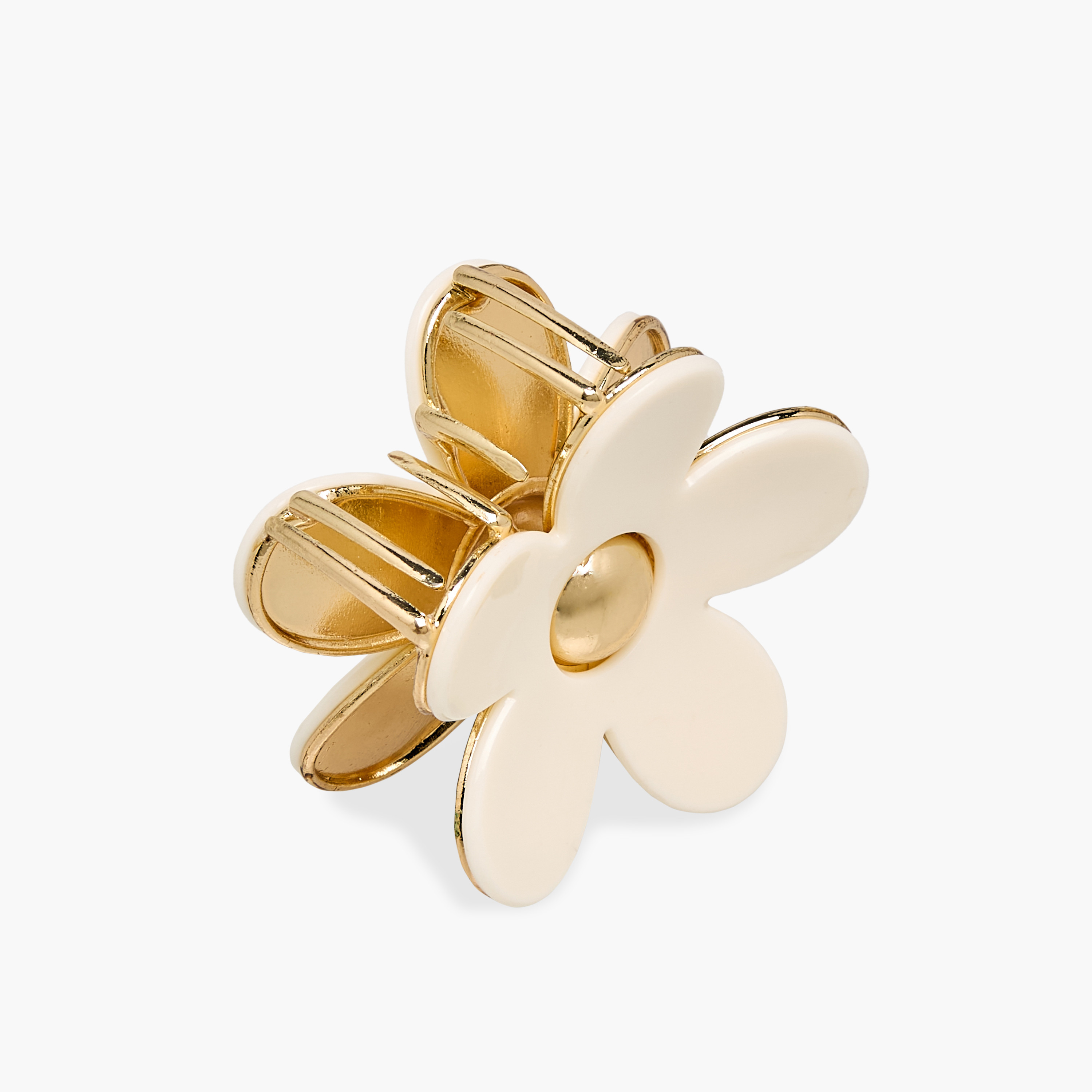 Floral Shaped Hair Clamp with Embellishment-women-hairaccessories-clamps-image-3
