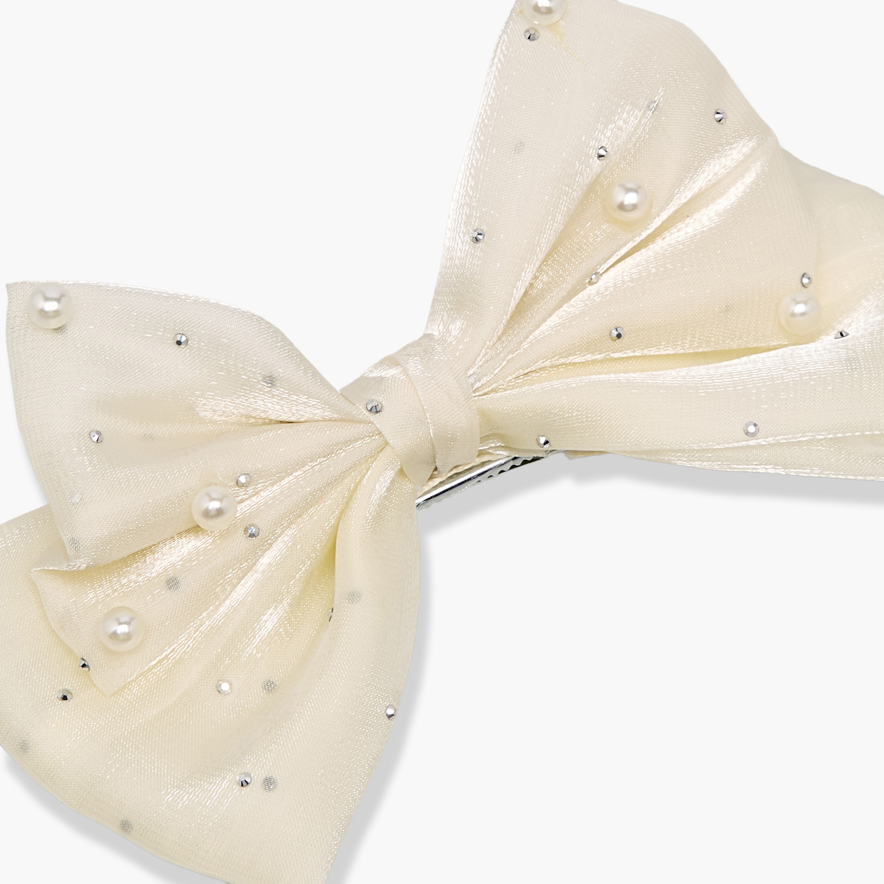 Bow Hair Clip with Embellishment-women-hairaccessories-clips-image-2