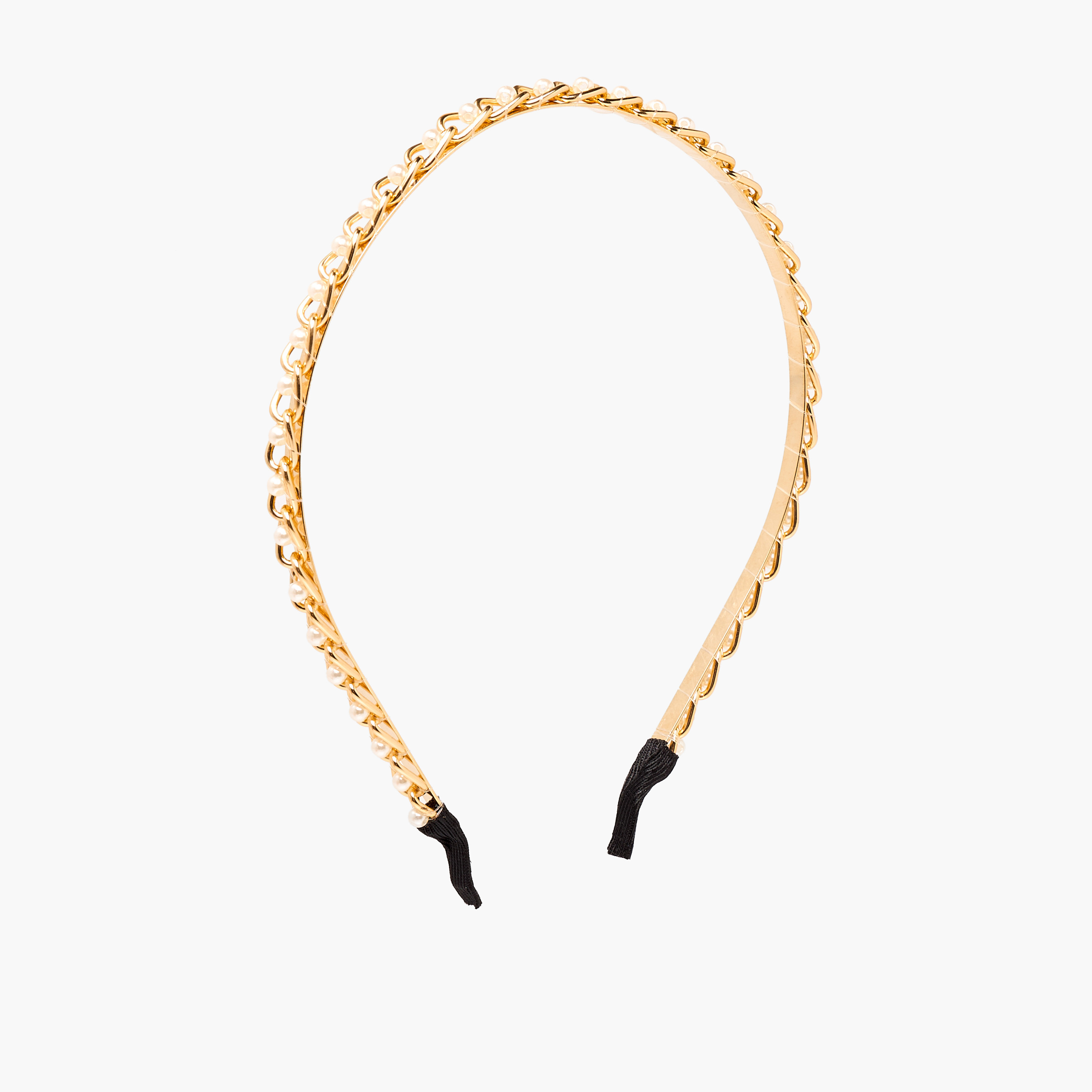 Metallic Chain Link Hairband-women-hairaccessories-bands-image-1