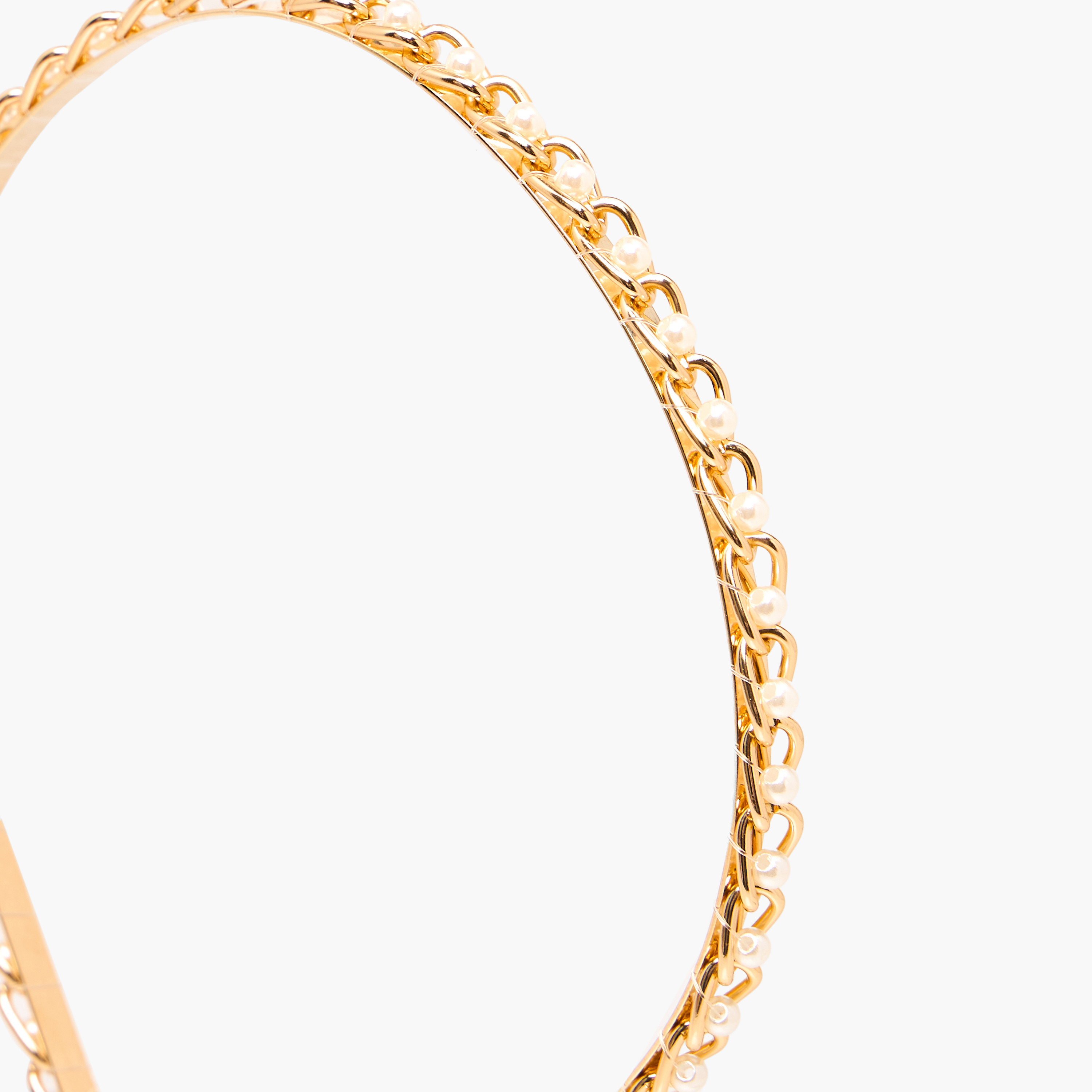 Metallic Chain Link Hairband-women-hairaccessories-bands-image-3