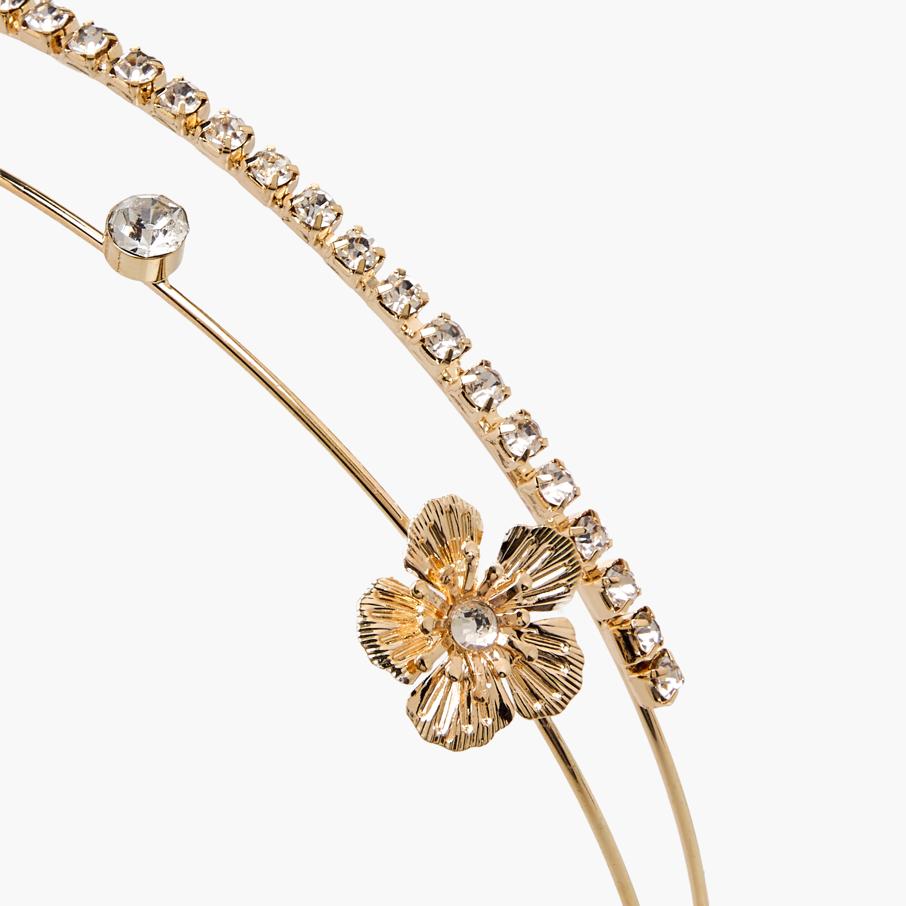 طوق شعر ميتاليك مزدوج-women-hairaccessories-bands-image-3