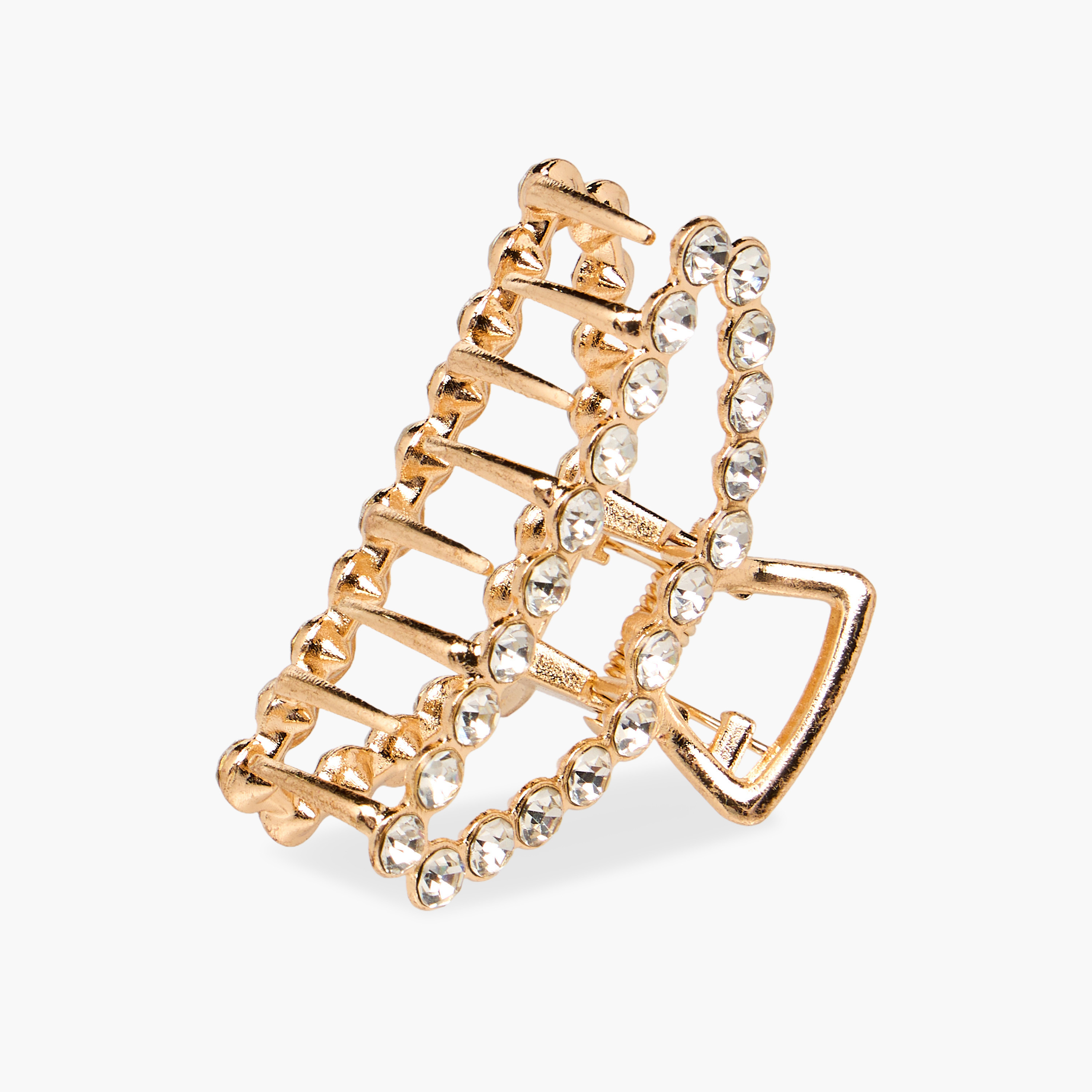 Curved Hair Clamp with Embellishment-women-hairaccessories-clamps-image-3