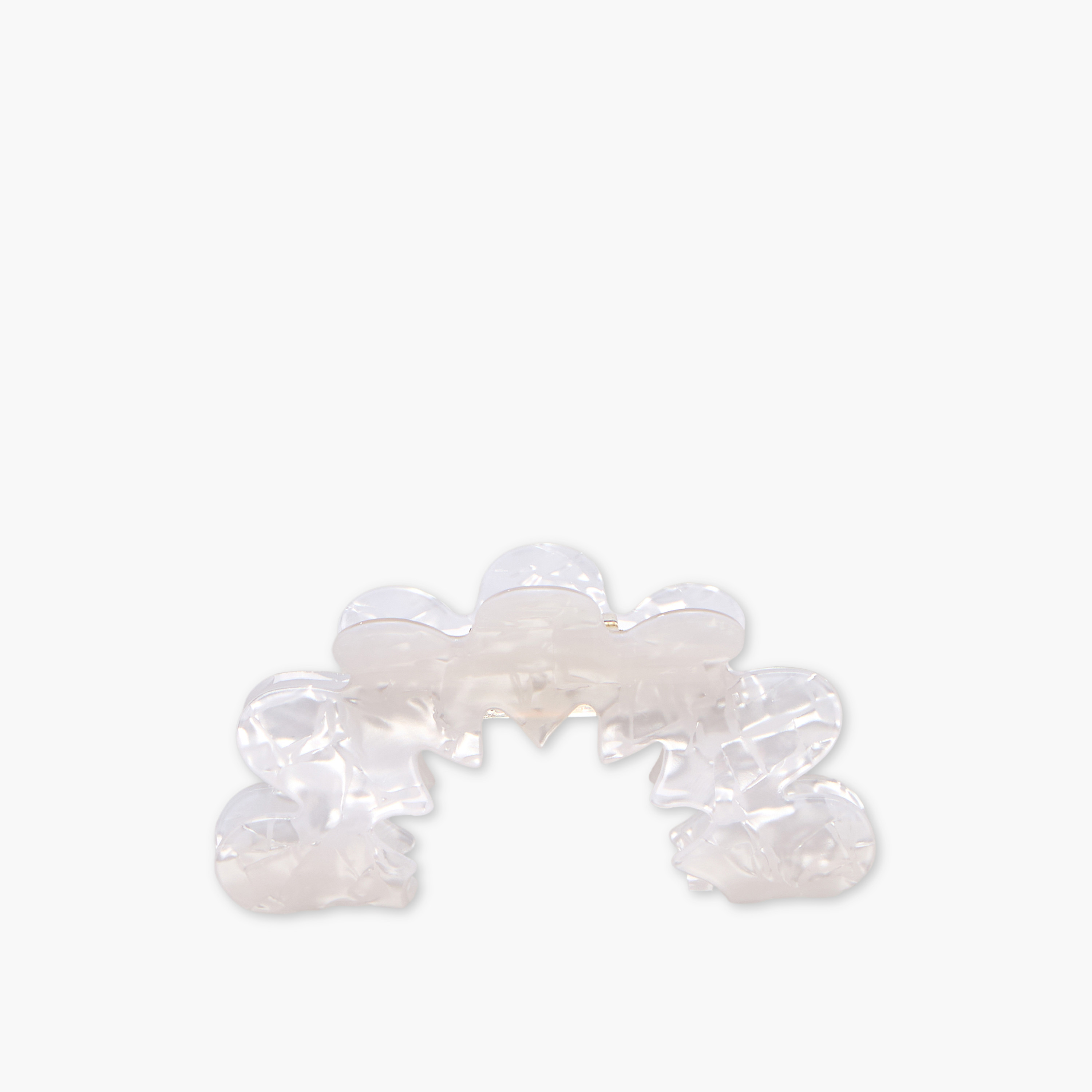 Scallop Hair Clamp with Pearl Finish-women-hairaccessories-clamps-image-1