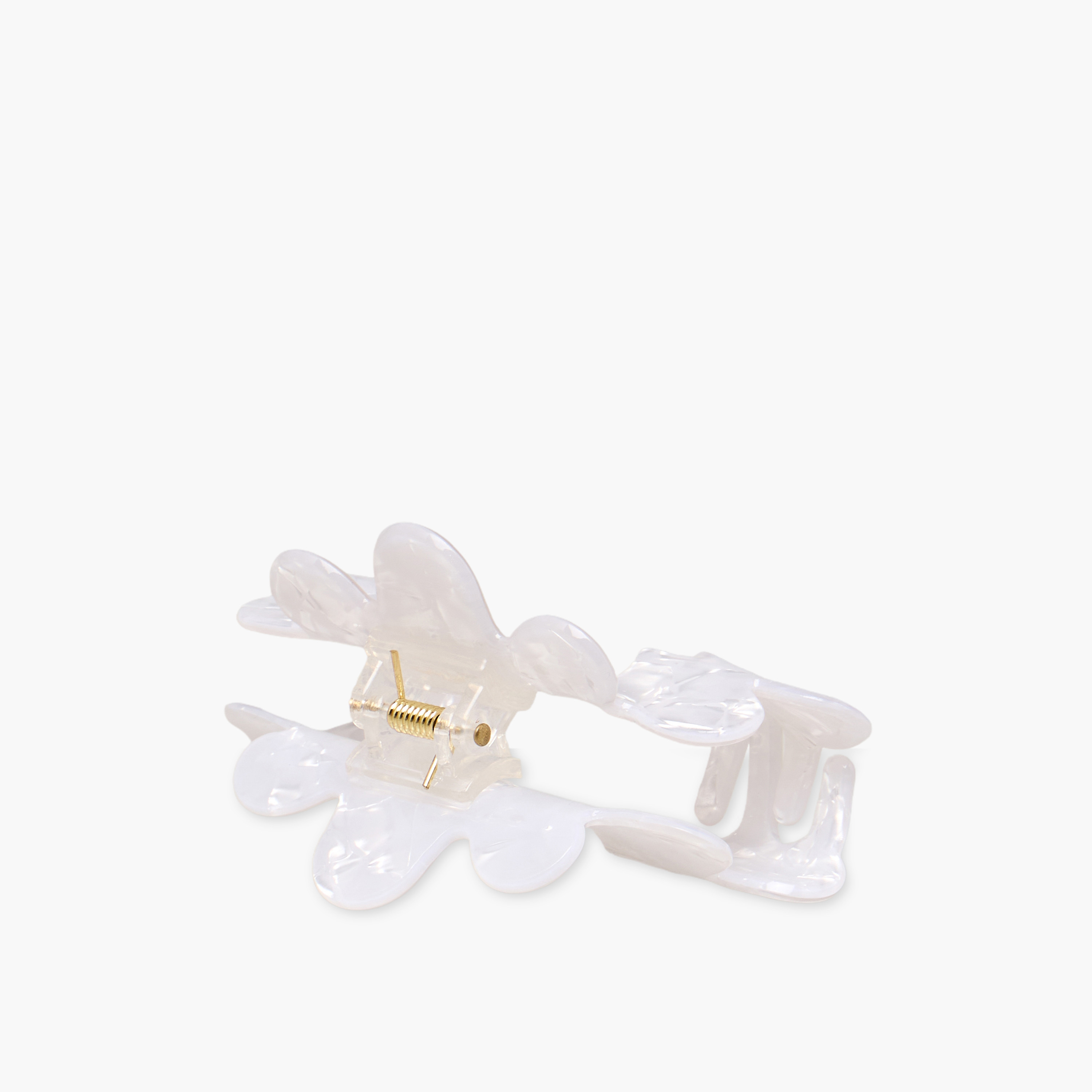 Scallop Hair Clamp with Pearl Finish-women-hairaccessories-clamps-image-2
