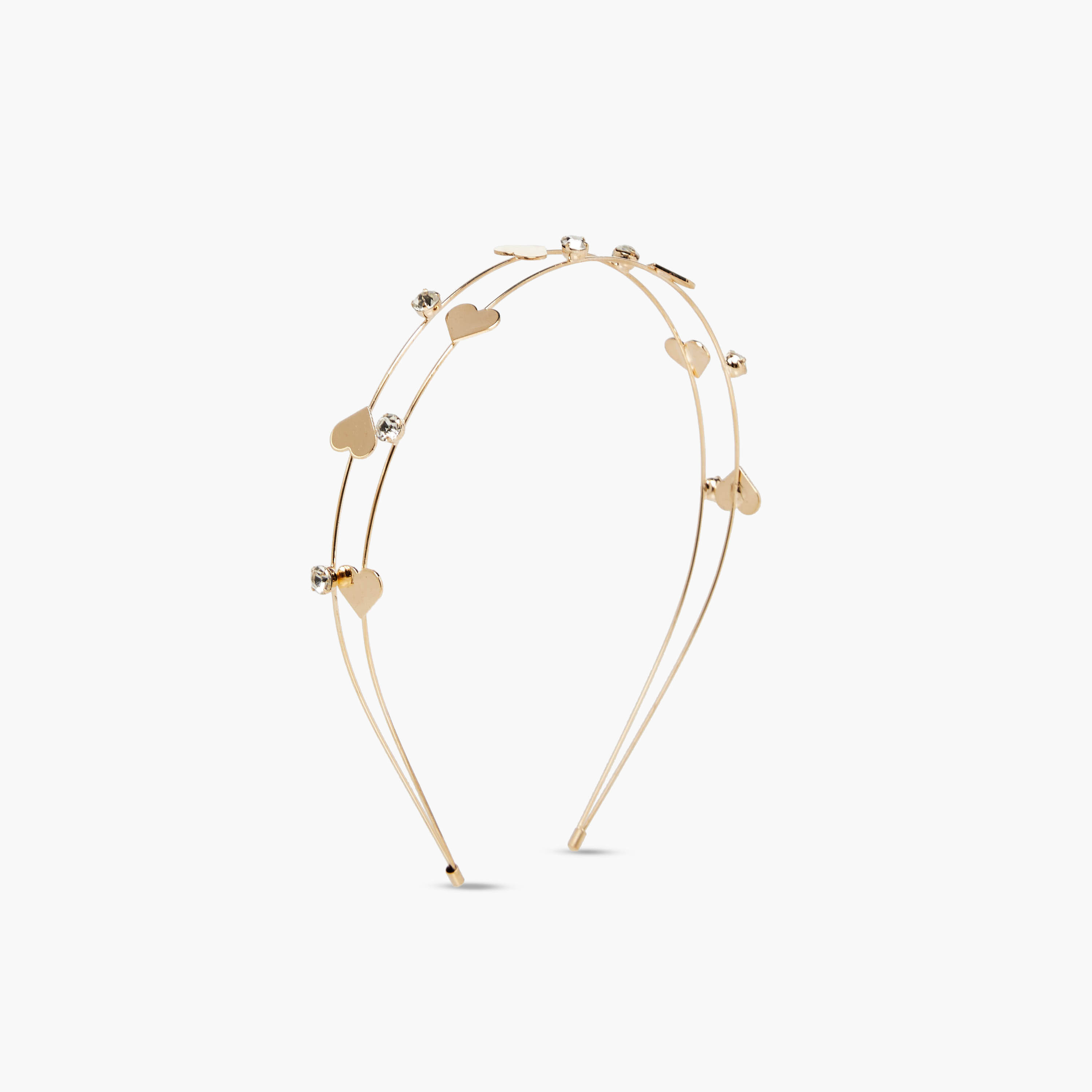 Heart Stone Embellished Hairband-women-hairaccessories-bands-image-1