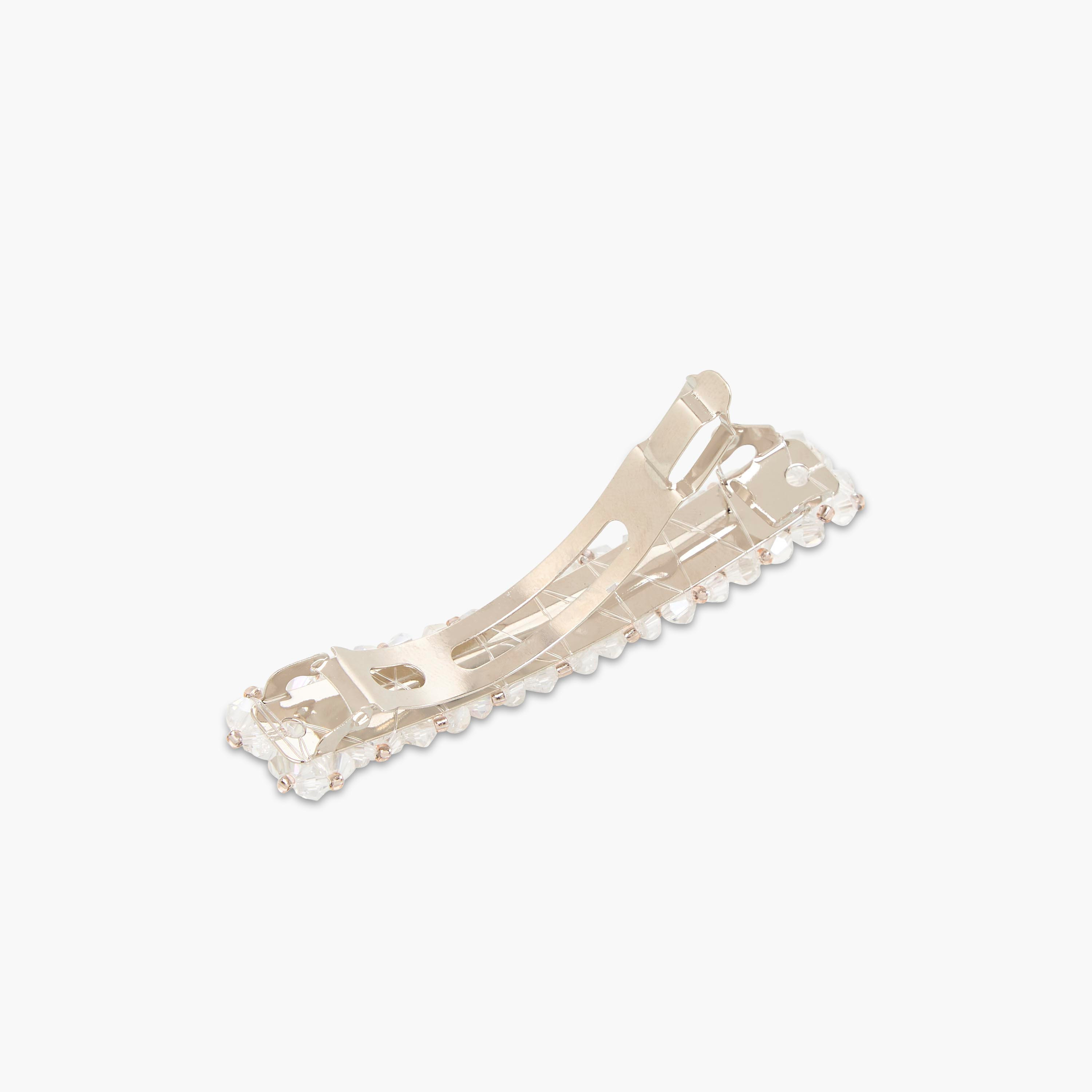Curved Barrette Hair Clip with Bead Embellishment-women-hairaccessories-clips-image-3