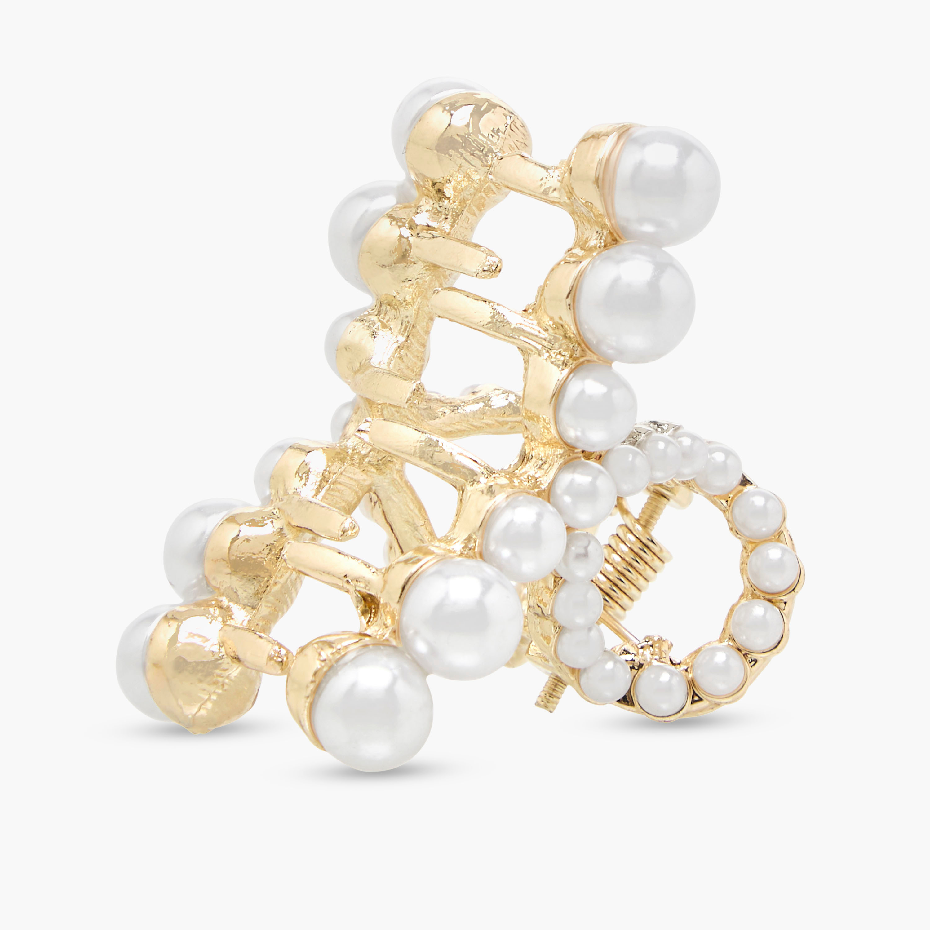 Metal Embellished Hair Clamp-women-hairaccessories-clamps-image-4