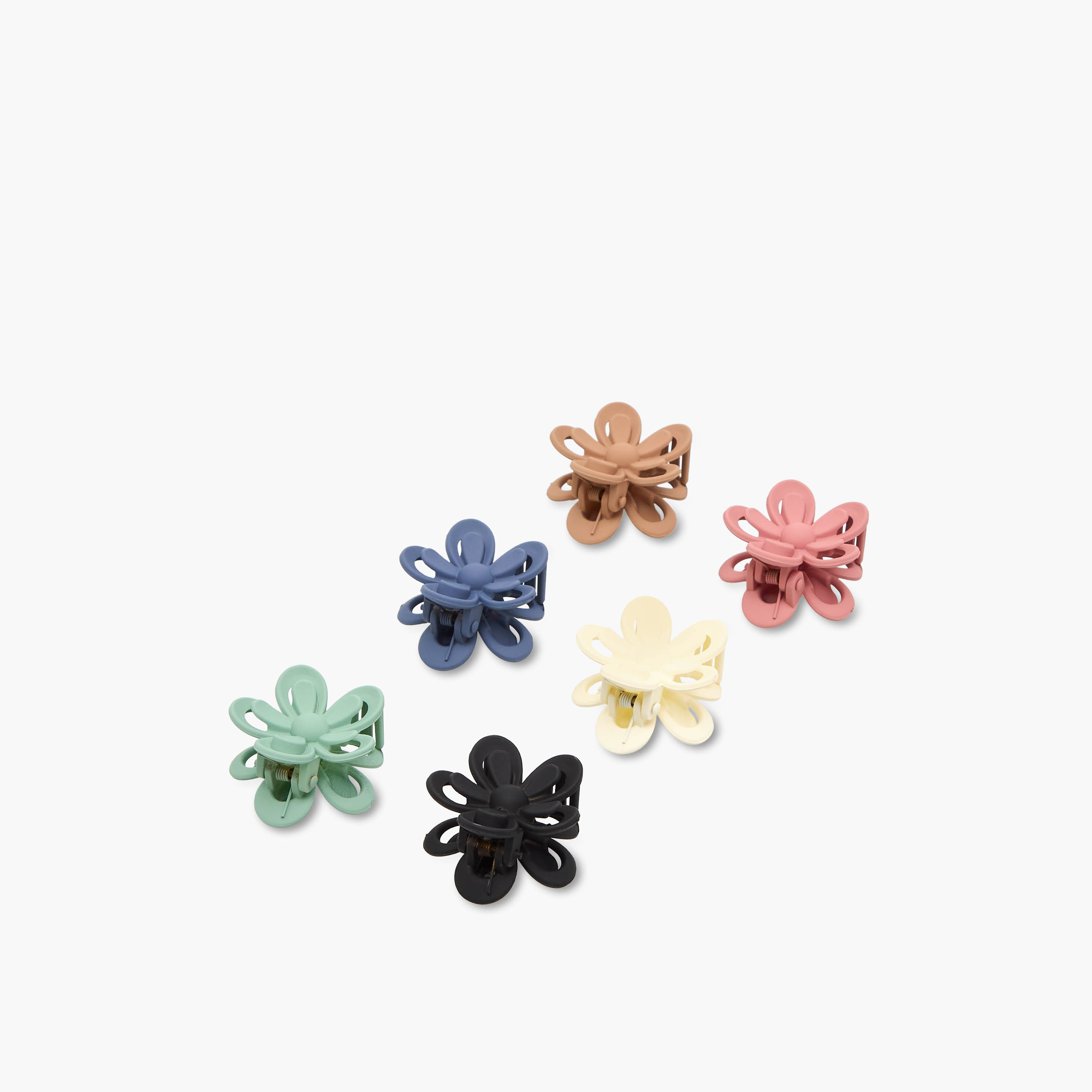 Pack of 6 Floral Hair Clamps-women-hairaccessories-clamps-image-8