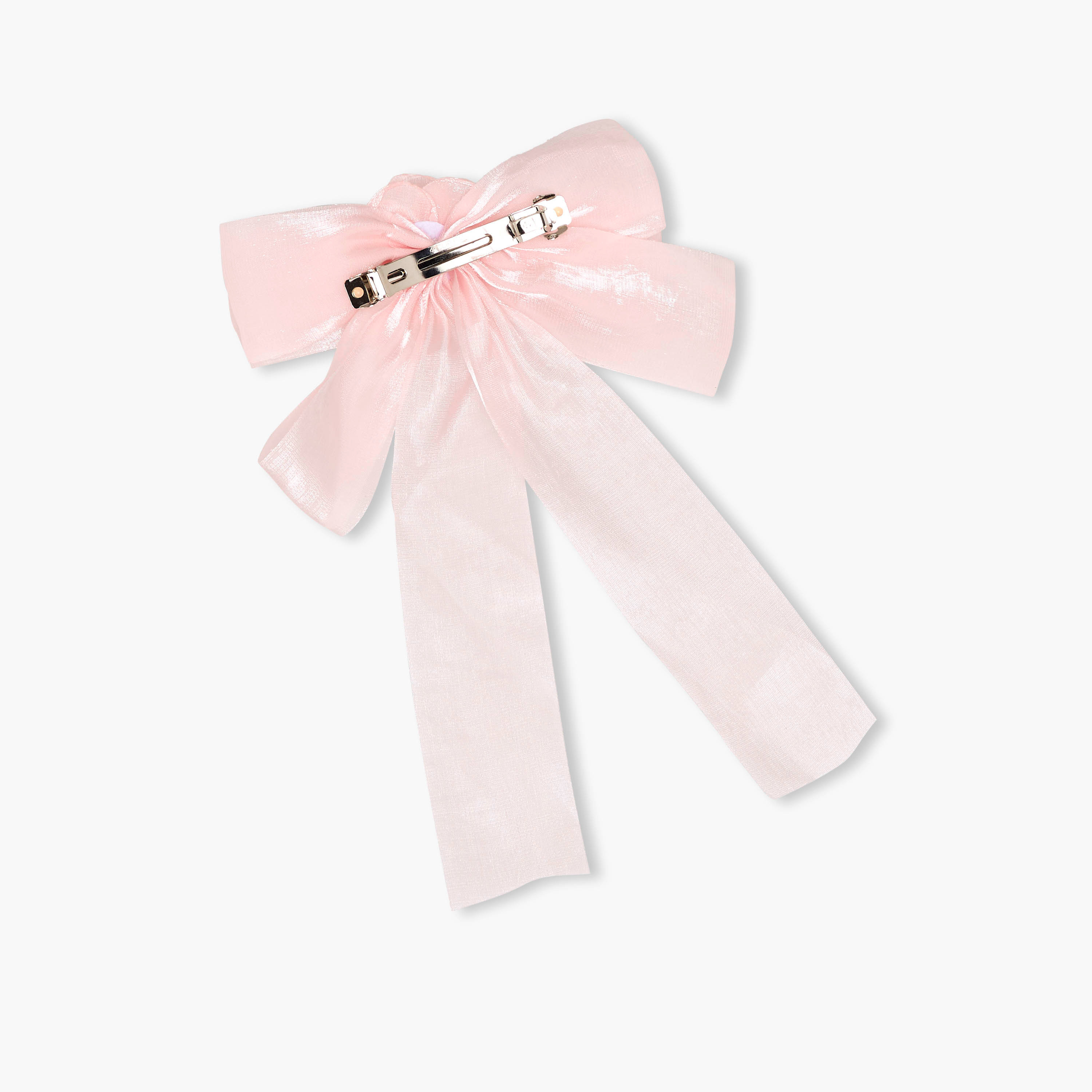 Bow Barrette Hair Clip with Pearl Embellishment-women-hairaccessories-clips-image-3