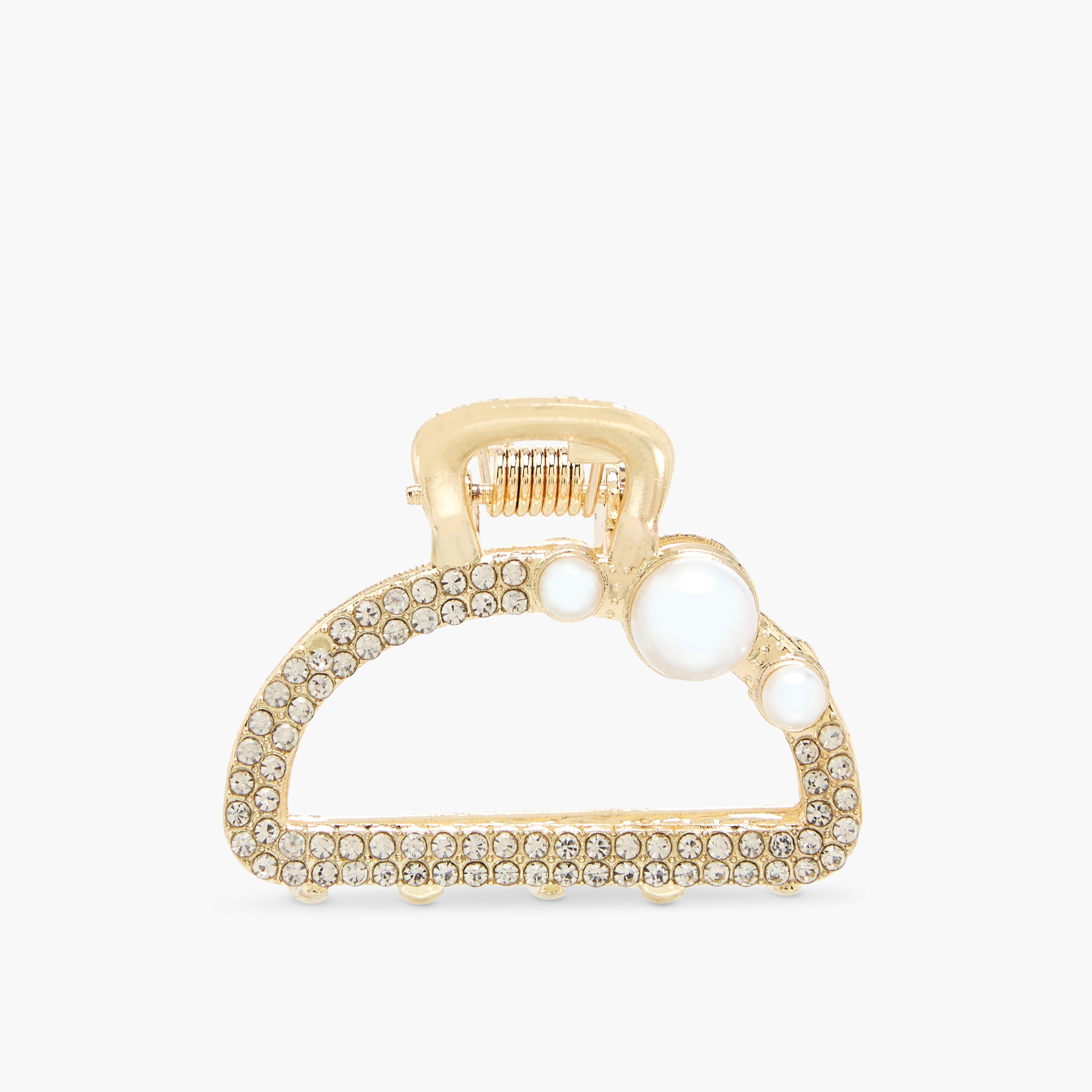 Pack of 3 Assorted Hair Clamp with Stone Embellished Design-women-hairaccessories-clamps-image-2