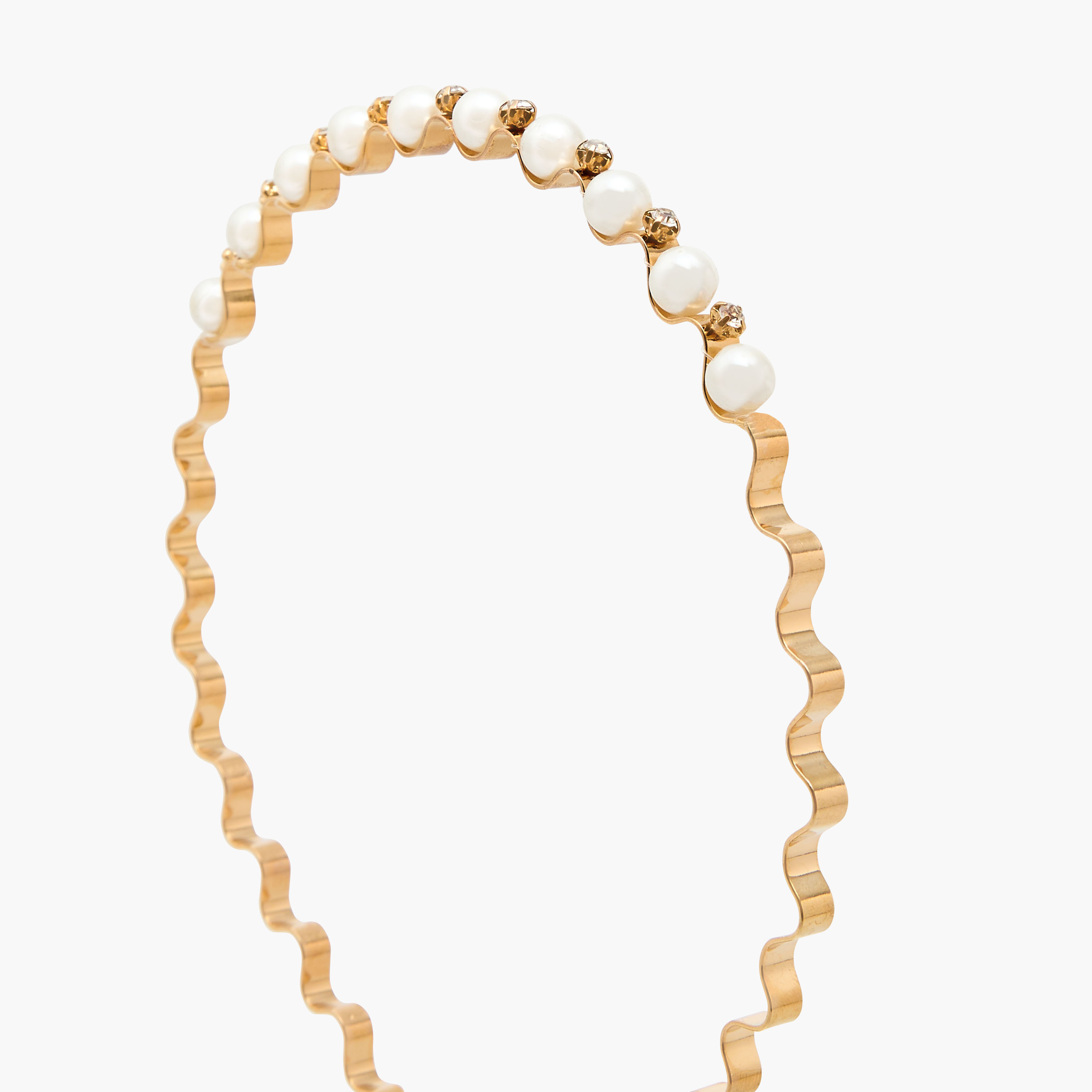 Gold Tone Embellished Hairband-women-hairaccessories-bands-image-3
