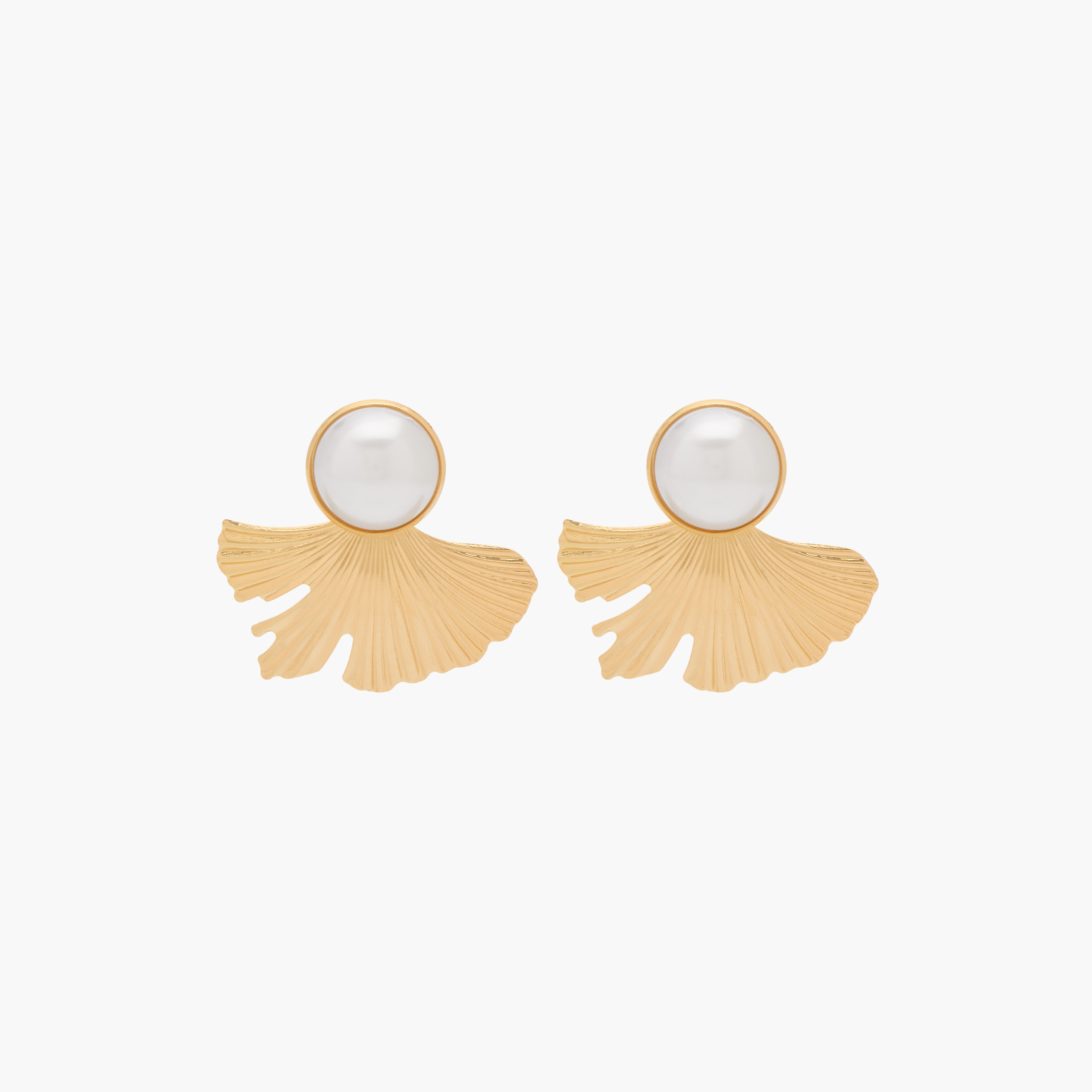 Metallic Embellished Stud Earrings with Pushback Closure-women-watchesandjewellery-jewellery-earrings-image-1