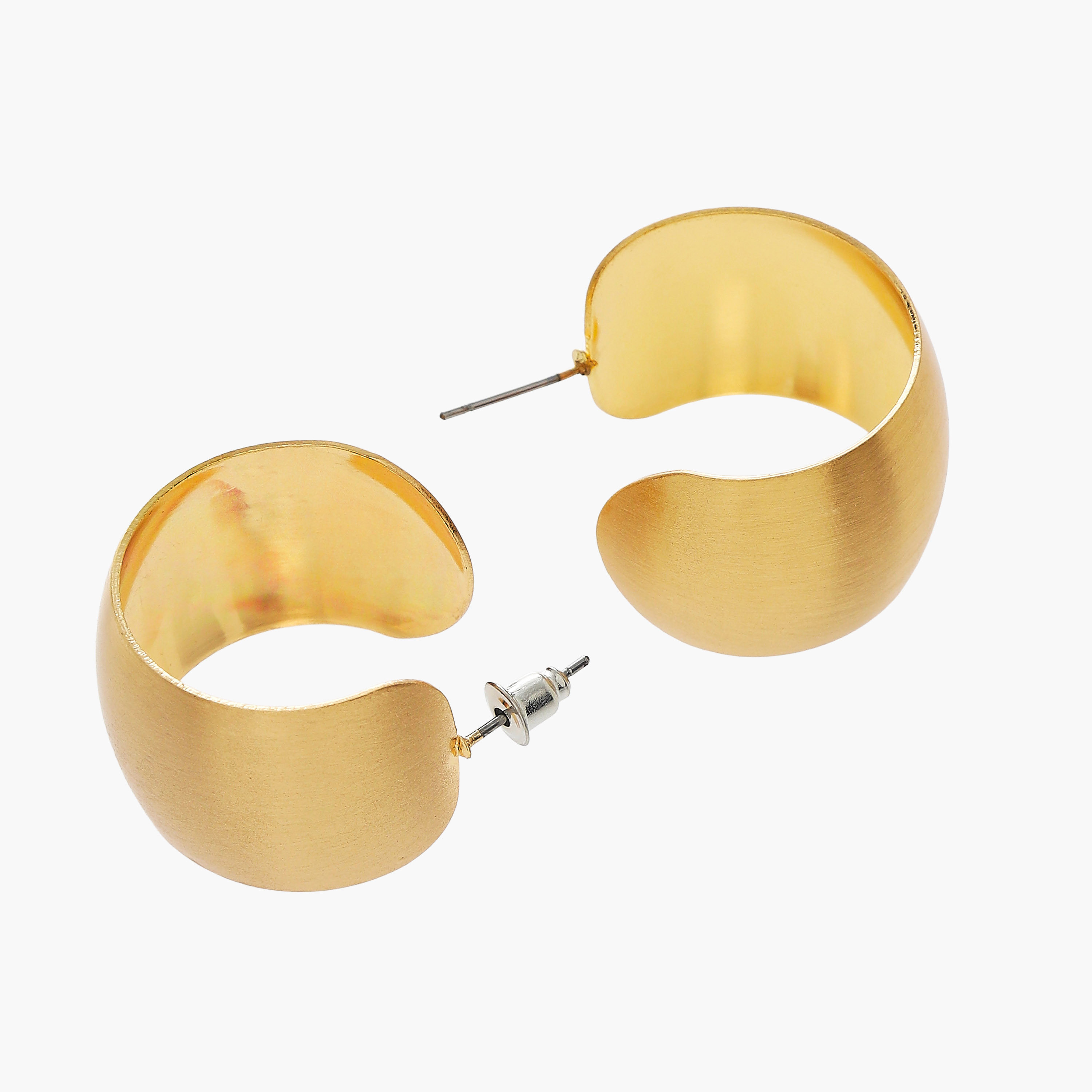حلق دبوس معدن بمكبس إغلاق-women-watchesandjewellery-jewellery-earrings-image-3