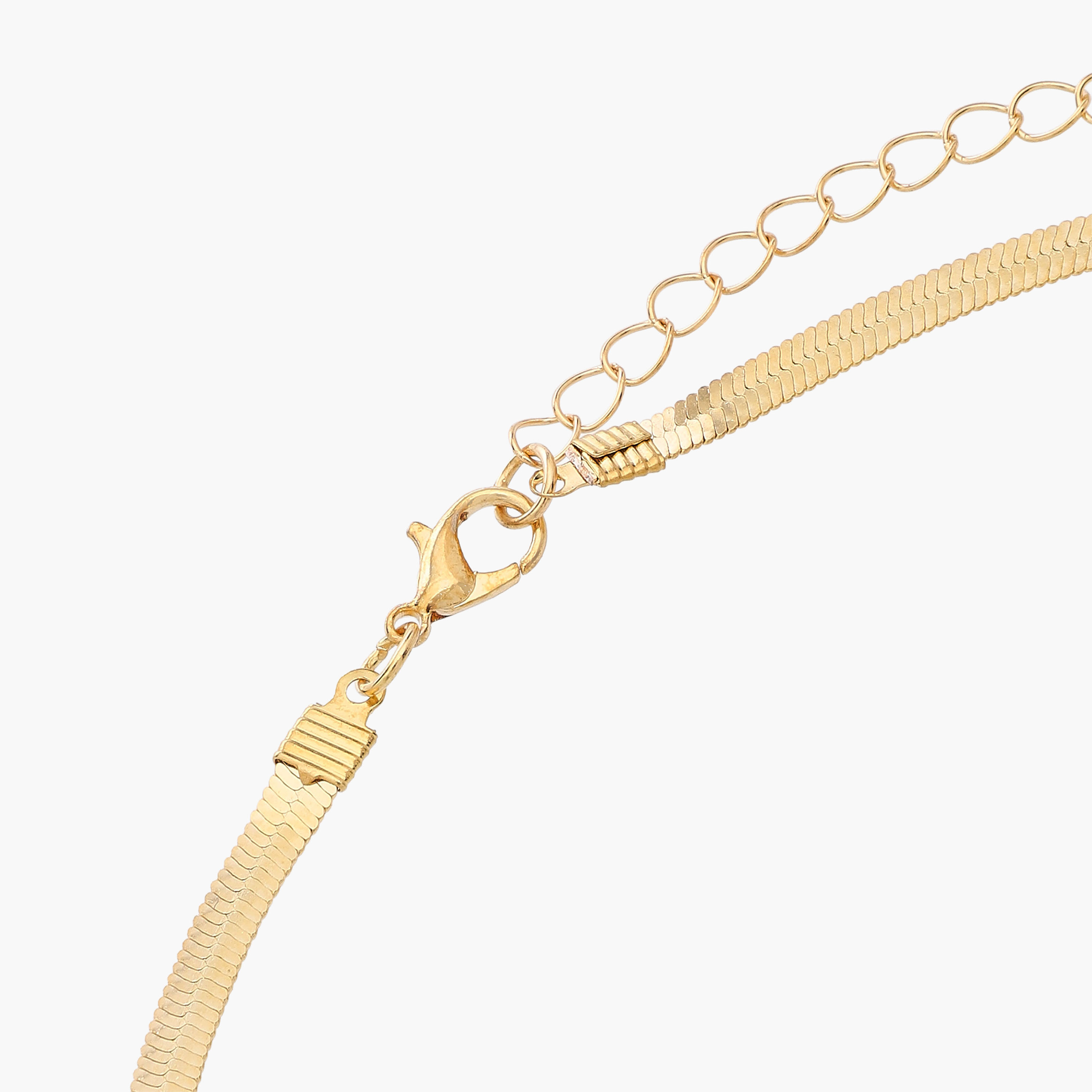 Metal Lariat Necklace with Twisted Design-women-watchesandjewellery-jewellery-necklacesandpendants-image-5