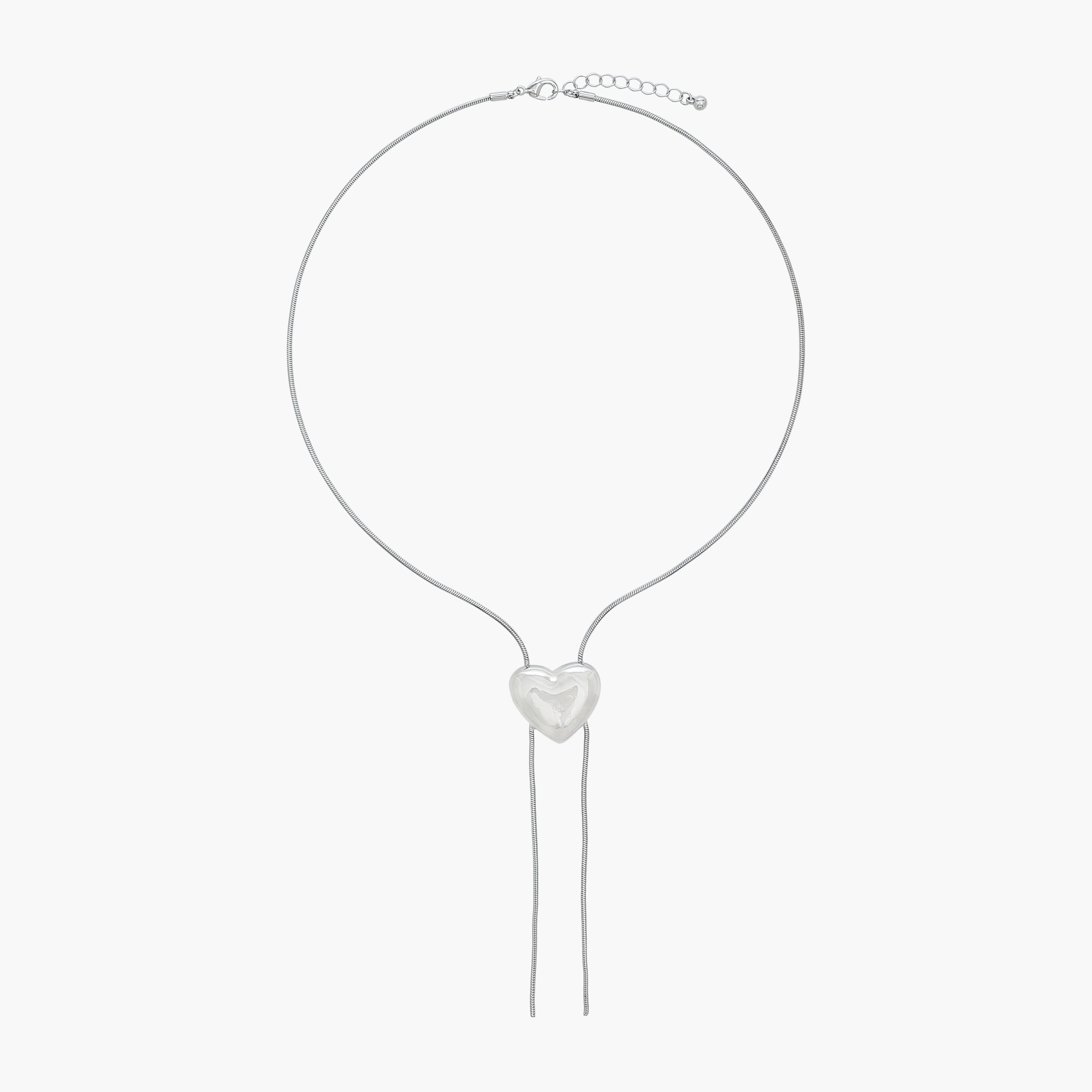 Metal Necklace with Heart Pendant-women-watchesandjewellery-jewellery-necklacesandpendants-image-1