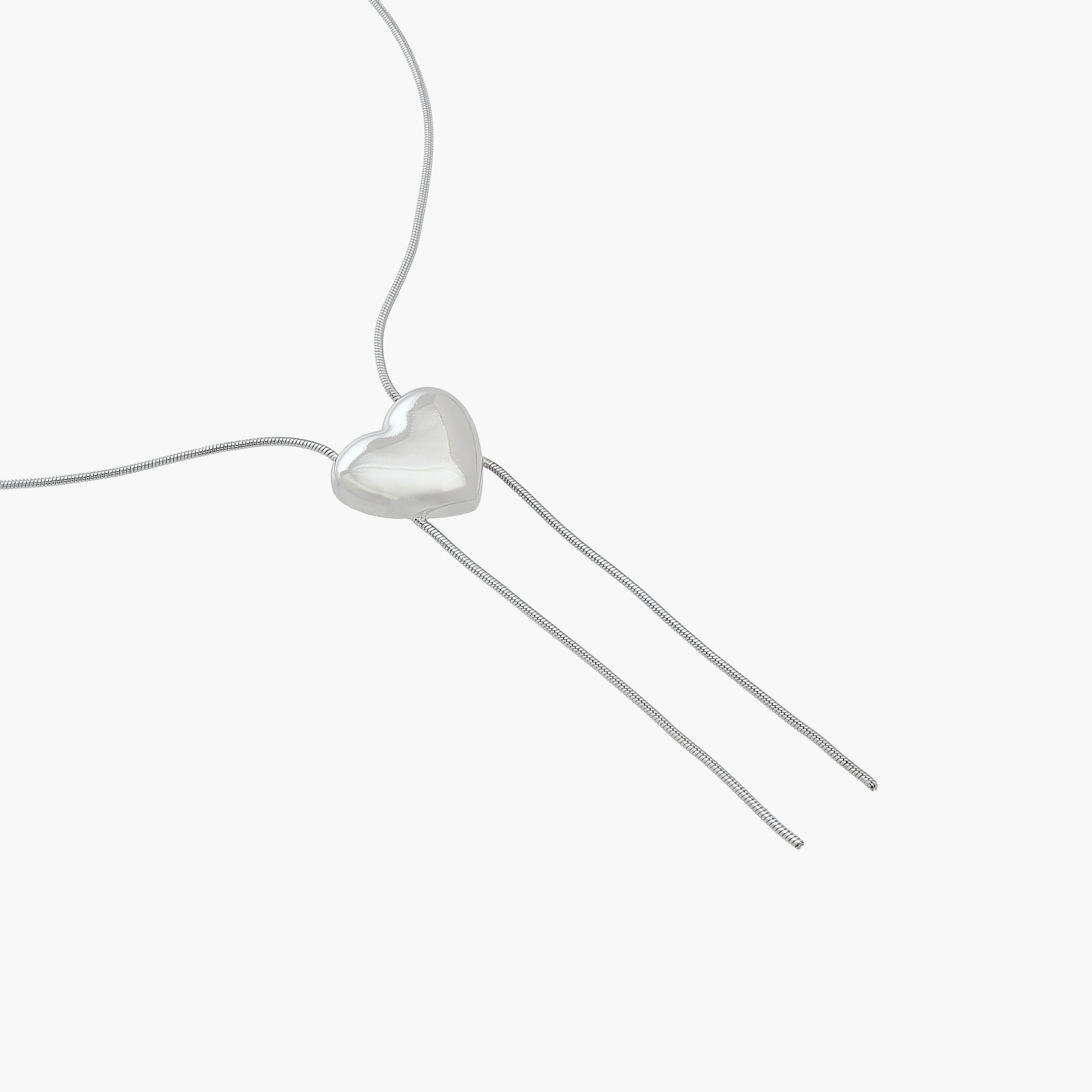 Metal Necklace with Heart Pendant-women-watchesandjewellery-jewellery-necklacesandpendants-image-2