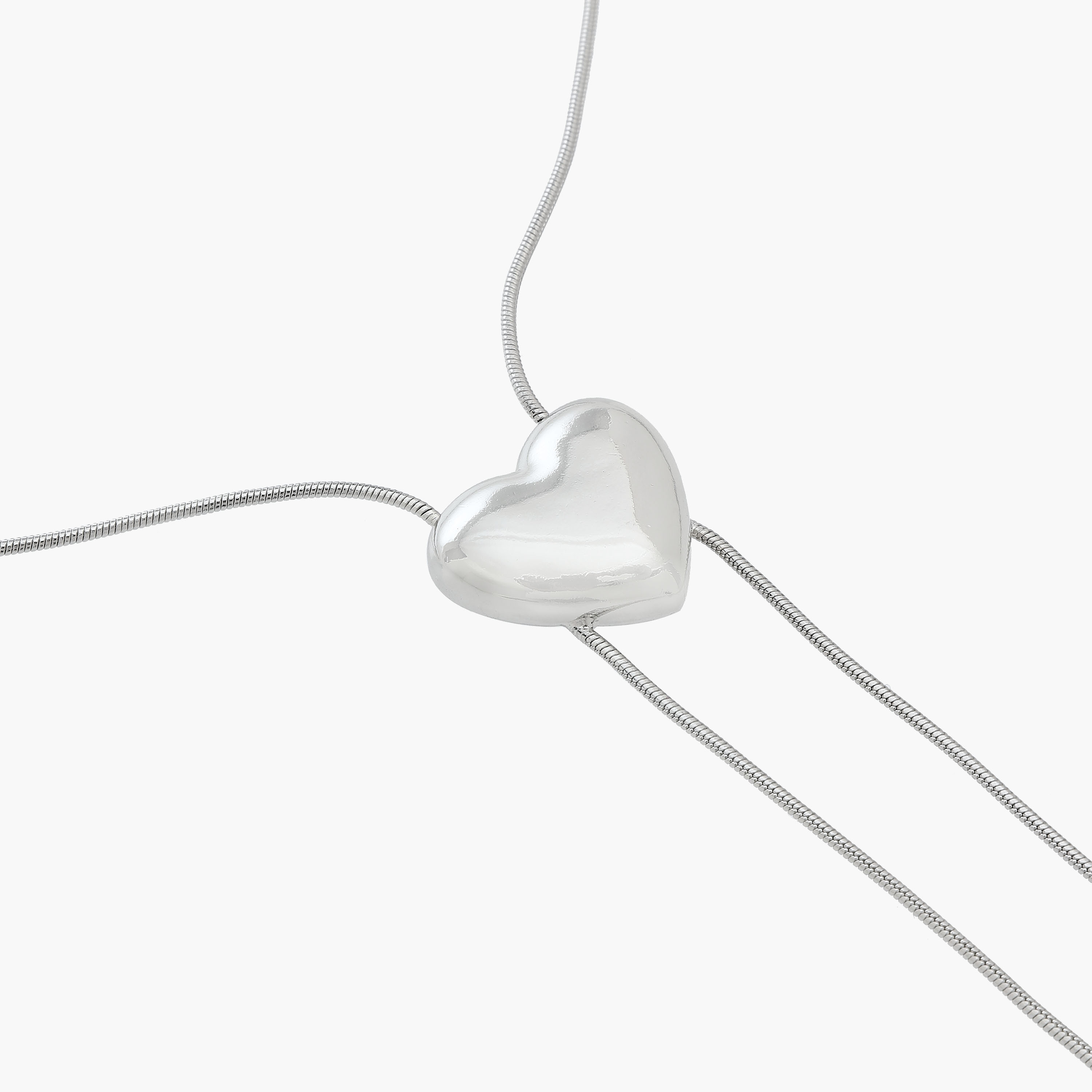Metal Necklace with Heart Pendant-women-watchesandjewellery-jewellery-necklacesandpendants-image-3