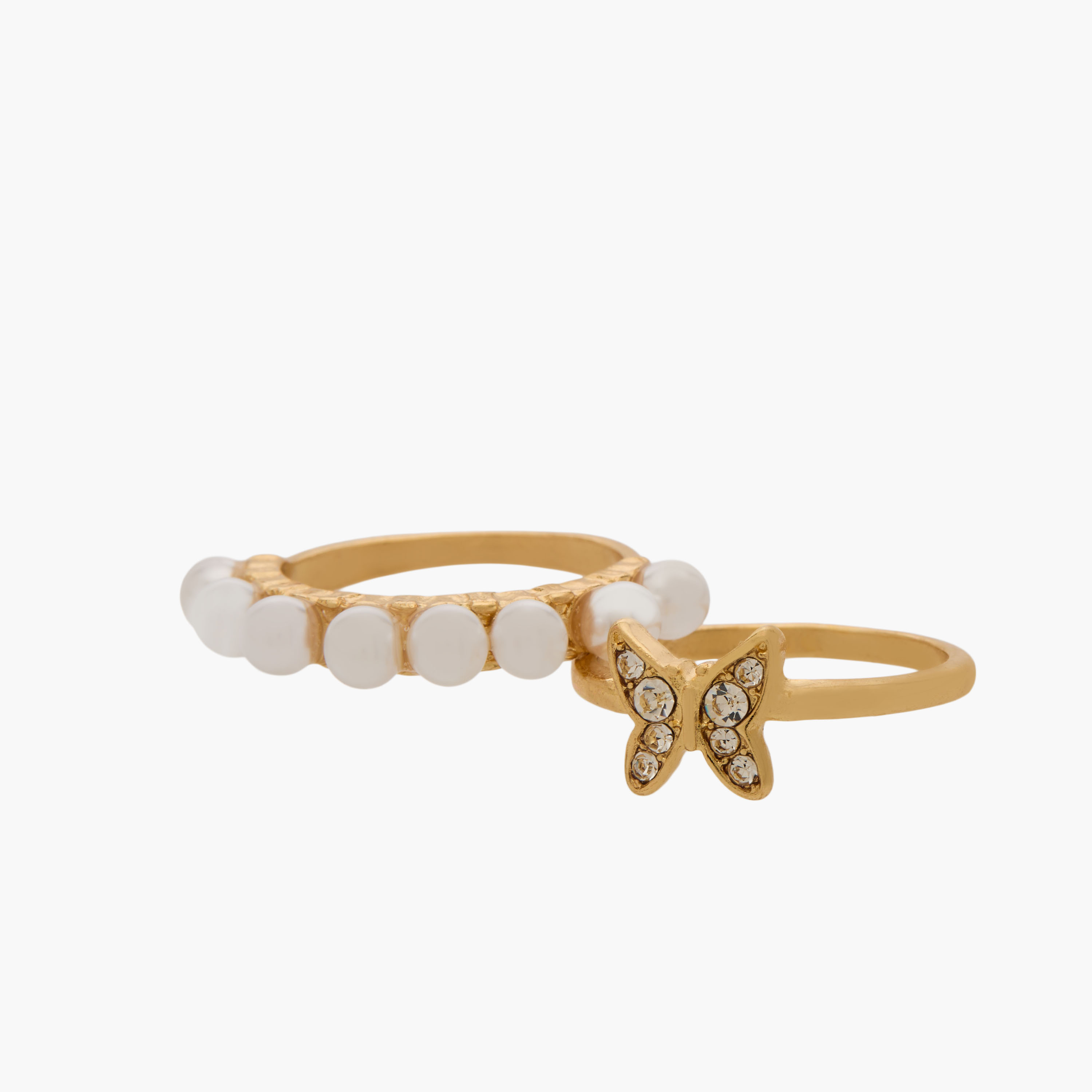 Assorted Gold Tone Ring - Set of 6-women-watchesandjewellery-jewellery-rings-image-3