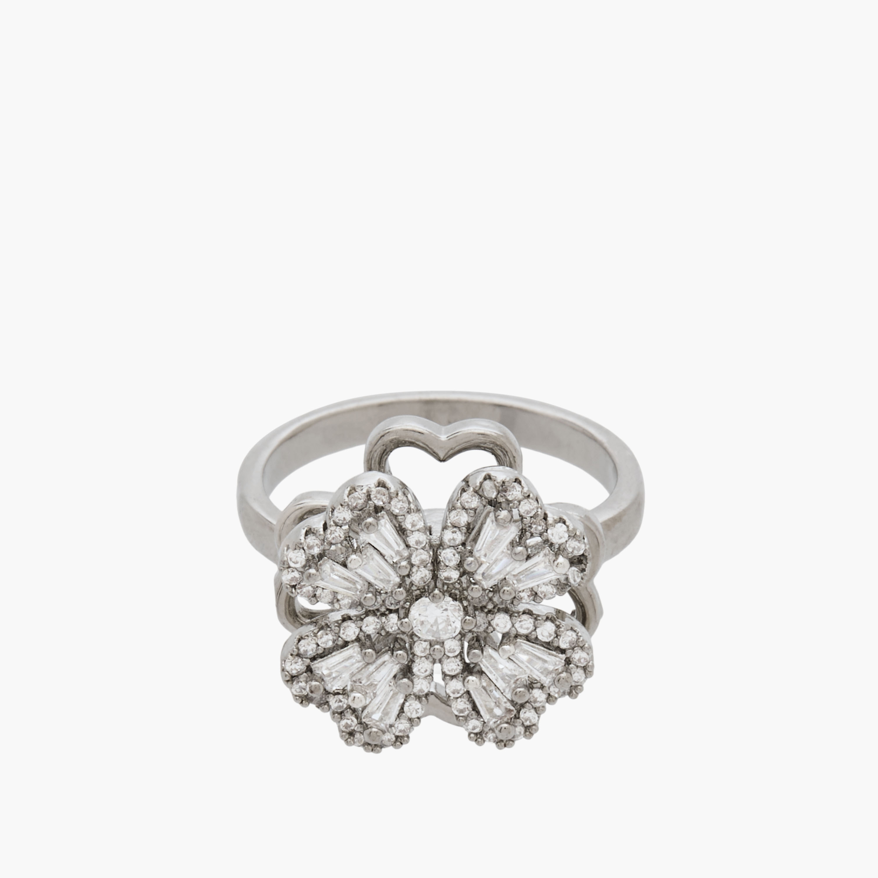 خاتم معدن بزينة زيركون مكعب-women-watchesandjewellery-jewellery-rings-image-1